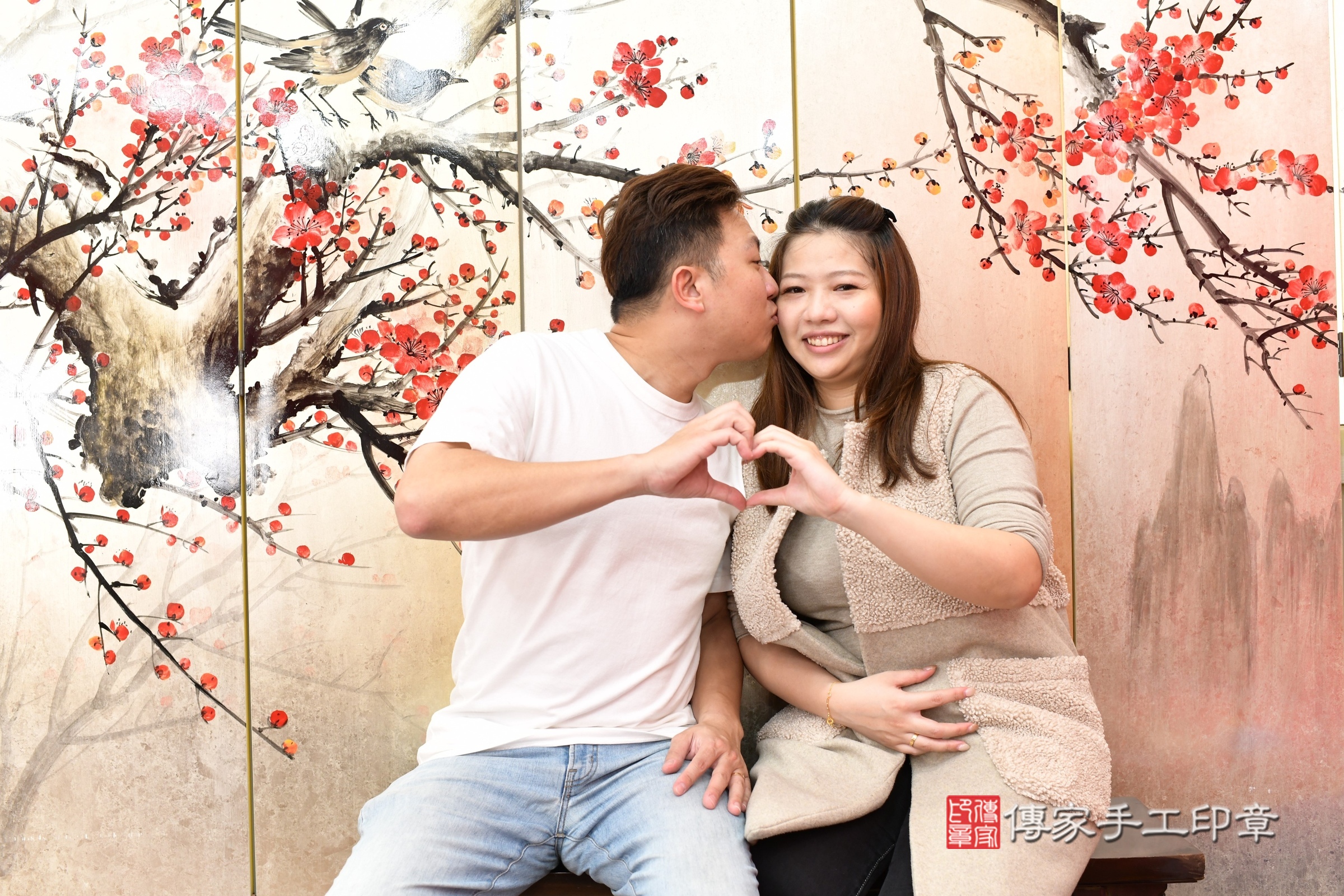 新北市永和區媛媛寶寶收涎推薦：傳家新北店收涎中國風會場，嬰兒古禮收涎收口水流程儀式、收涎吉祥話、收涎餅乾、收涎拍照。收涎證書。2025.4.14，照片6