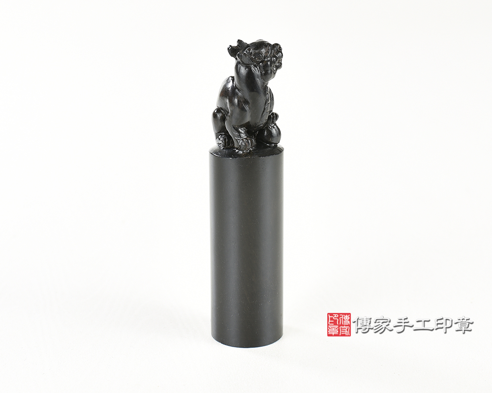 手工 客製化 黑檀木 立體貔貅 -傳家手工印章台南店2025.5.4