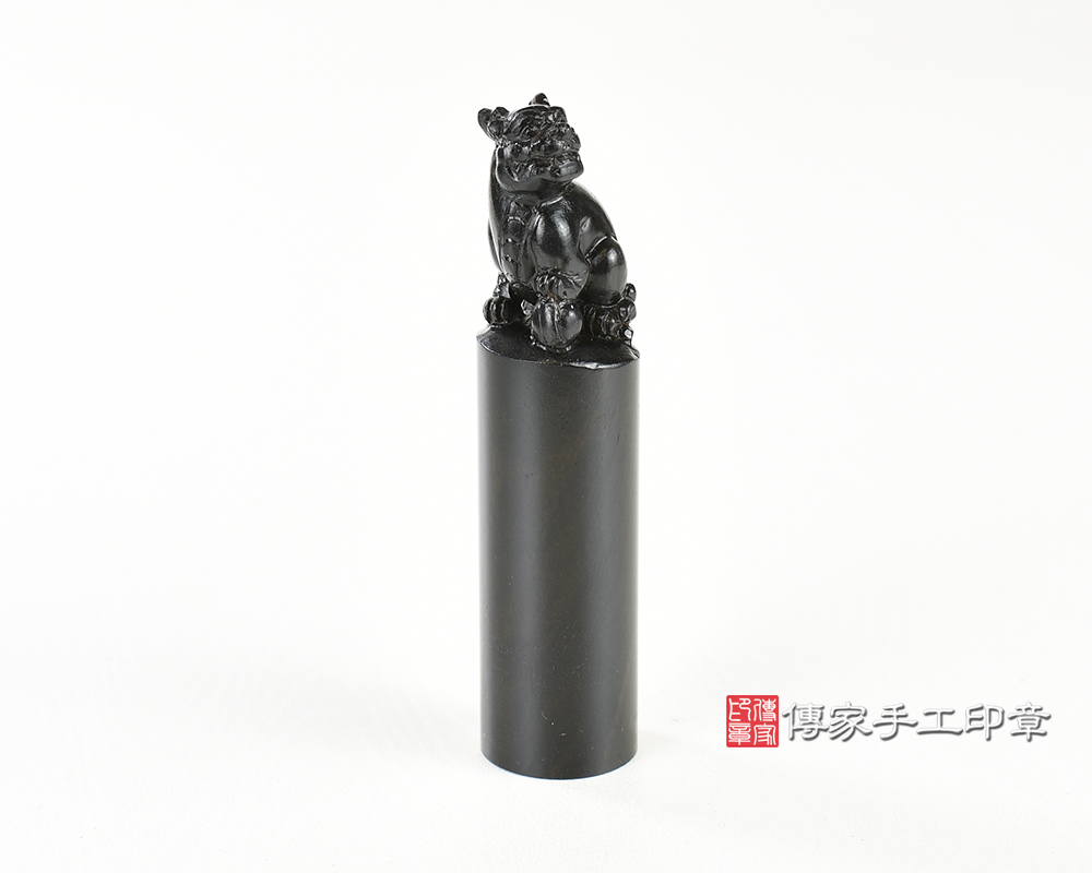 手工 客製化 黑檀木 立體貔貅 -傳家手工印章台南店2025.5.4