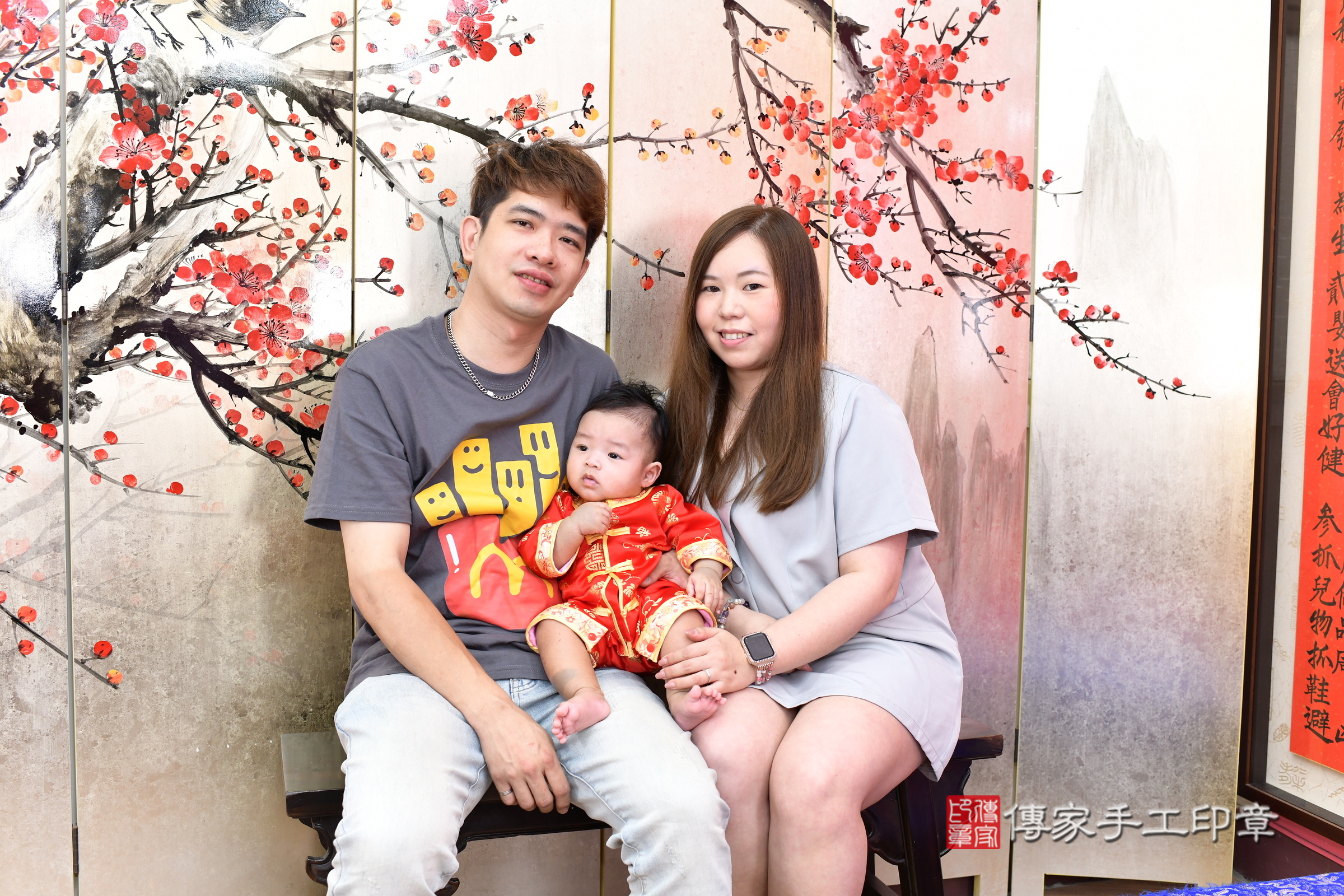 新北市永和區小淵寶寶收涎推薦：傳家新北店收涎中國風會場，嬰兒古禮收涎收口水流程儀式、收涎吉祥話、收涎餅乾、收涎拍照。收涎證書。2025.5.1，照片17