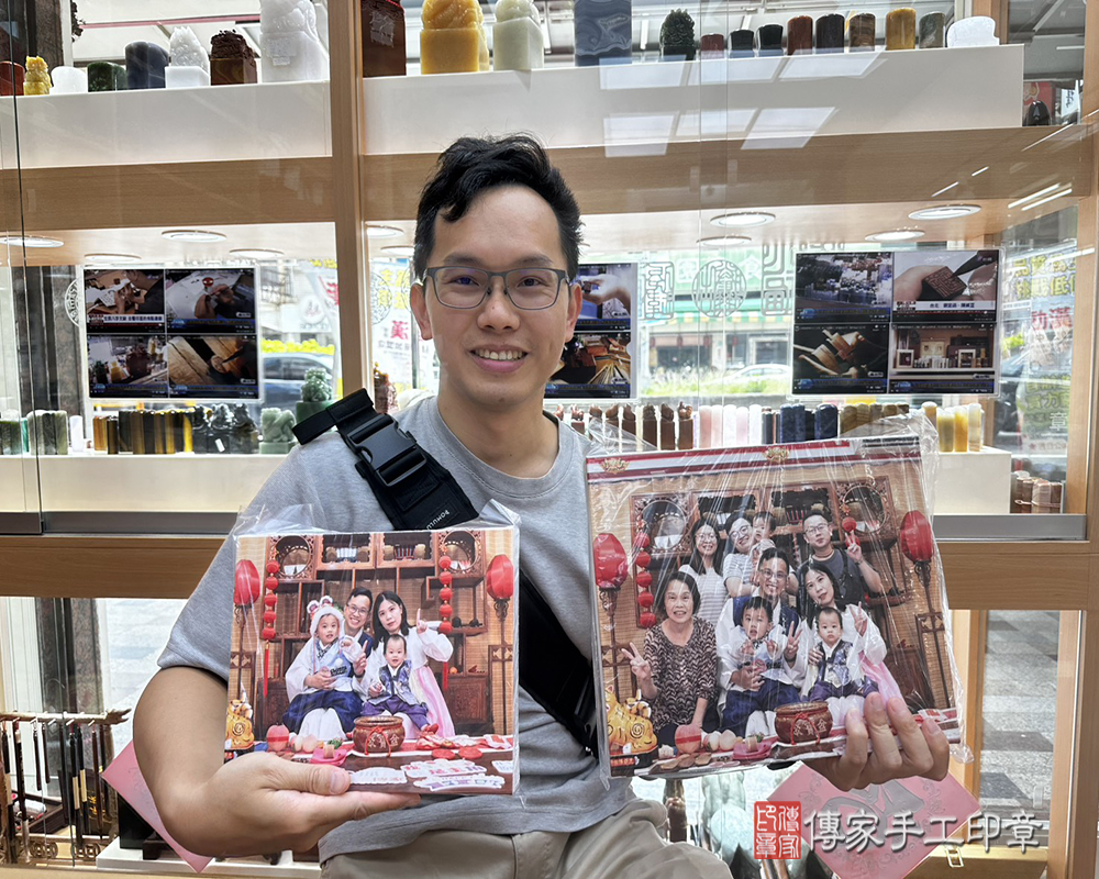 台南市玉井區東東寶貝抓周推薦：傳家台南店抓周度脺中國風會場，嬰兒古禮抓周流程儀式吉祥話、抓周道具物品24種、拍照。抓周證書。2025.05.29