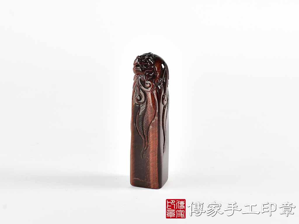 頂級虎眼石精雕貔貅:開運印章、結婚對章 2.jpg