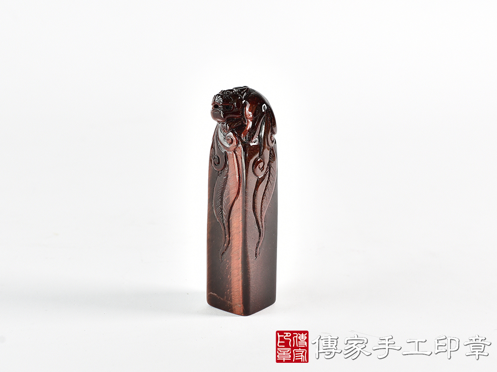 頂級虎眼石精雕貔貅:開運印章、結婚對章 3.jpg