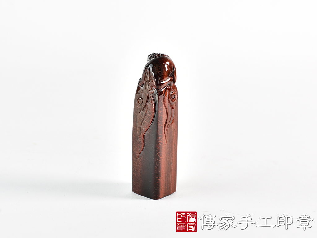 頂級虎眼石精雕貔貅:開運印章、結婚對章 4.jpg
