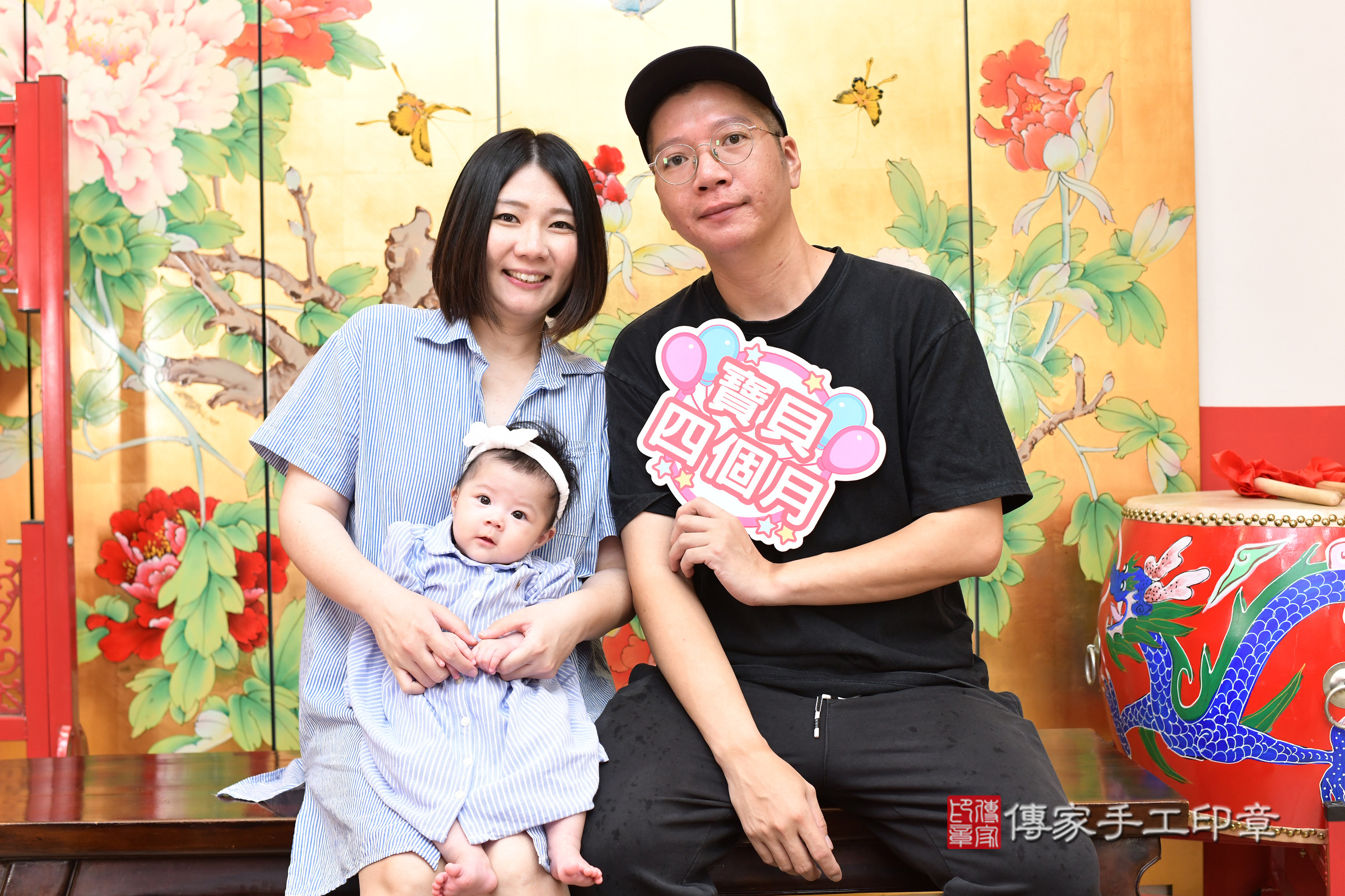 台北市大同區芮芮寶寶收涎推薦：傳家台北店收涎中國風會場，嬰兒古禮收涎收口水流程儀式、收涎吉祥話、收涎餅乾、收涎拍照。收涎證書。2025.5.17，照片2