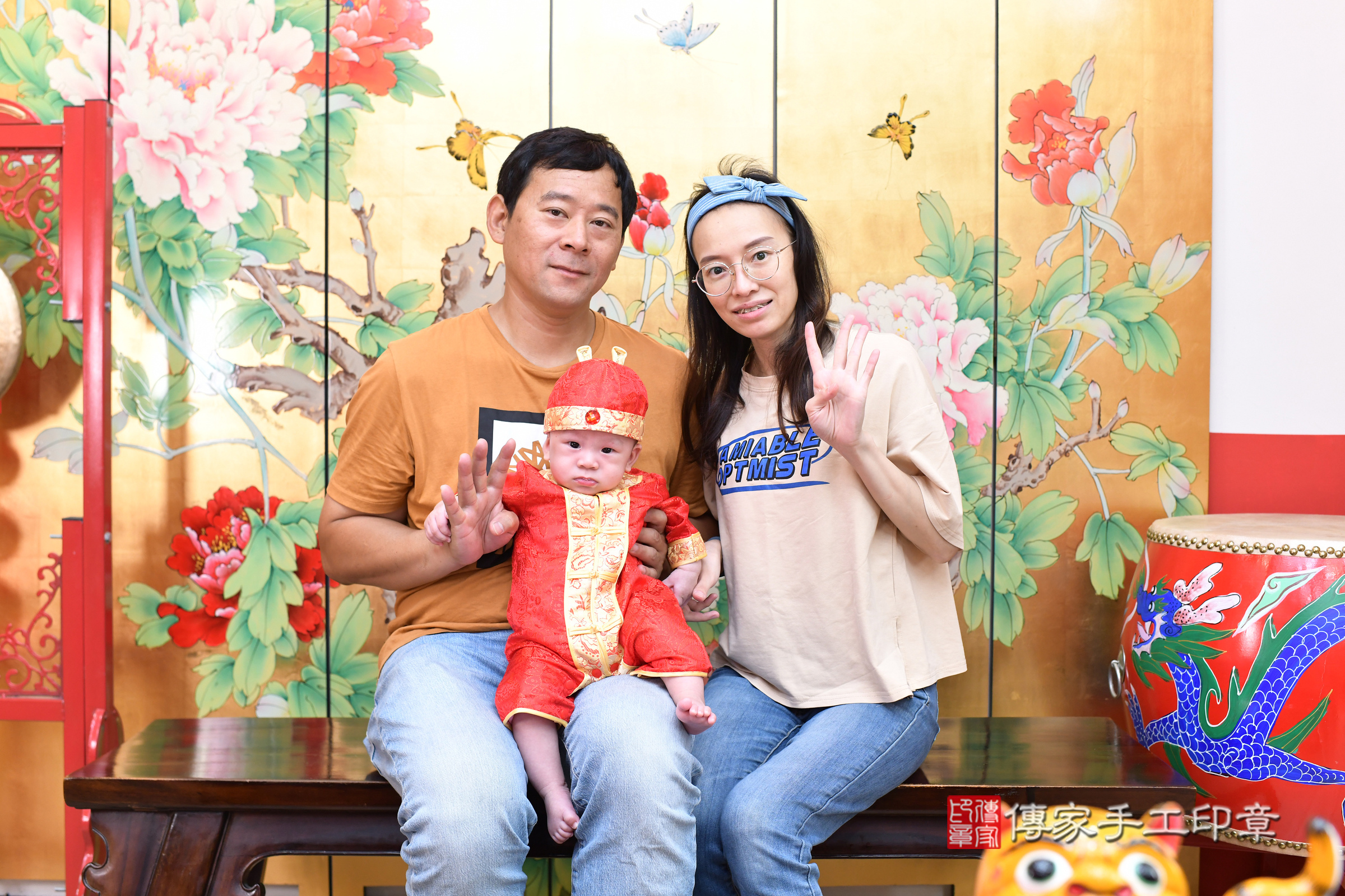 台北市大同區宸宸寶寶收涎推薦：傳家台北店收涎中國風會場，嬰兒古禮收涎收口水流程儀式、收涎吉祥話、收涎餅乾、收涎拍照。收涎證書。2025.5.29，照片4