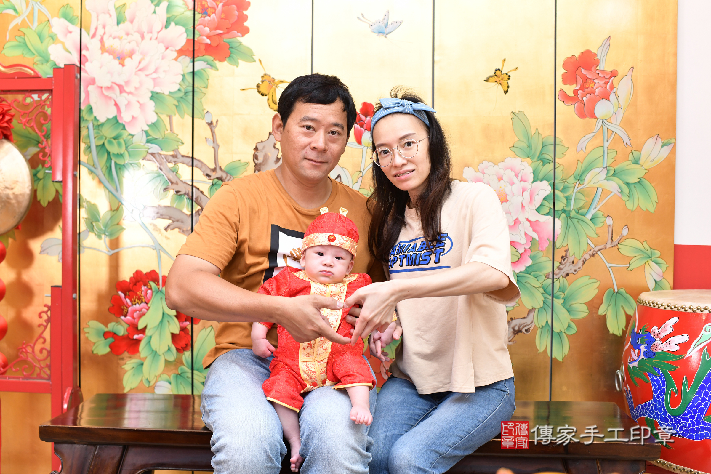 台北市大同區宸宸寶寶收涎推薦：傳家台北店收涎中國風會場，嬰兒古禮收涎收口水流程儀式、收涎吉祥話、收涎餅乾、收涎拍照。收涎證書。2025.5.29，照片3