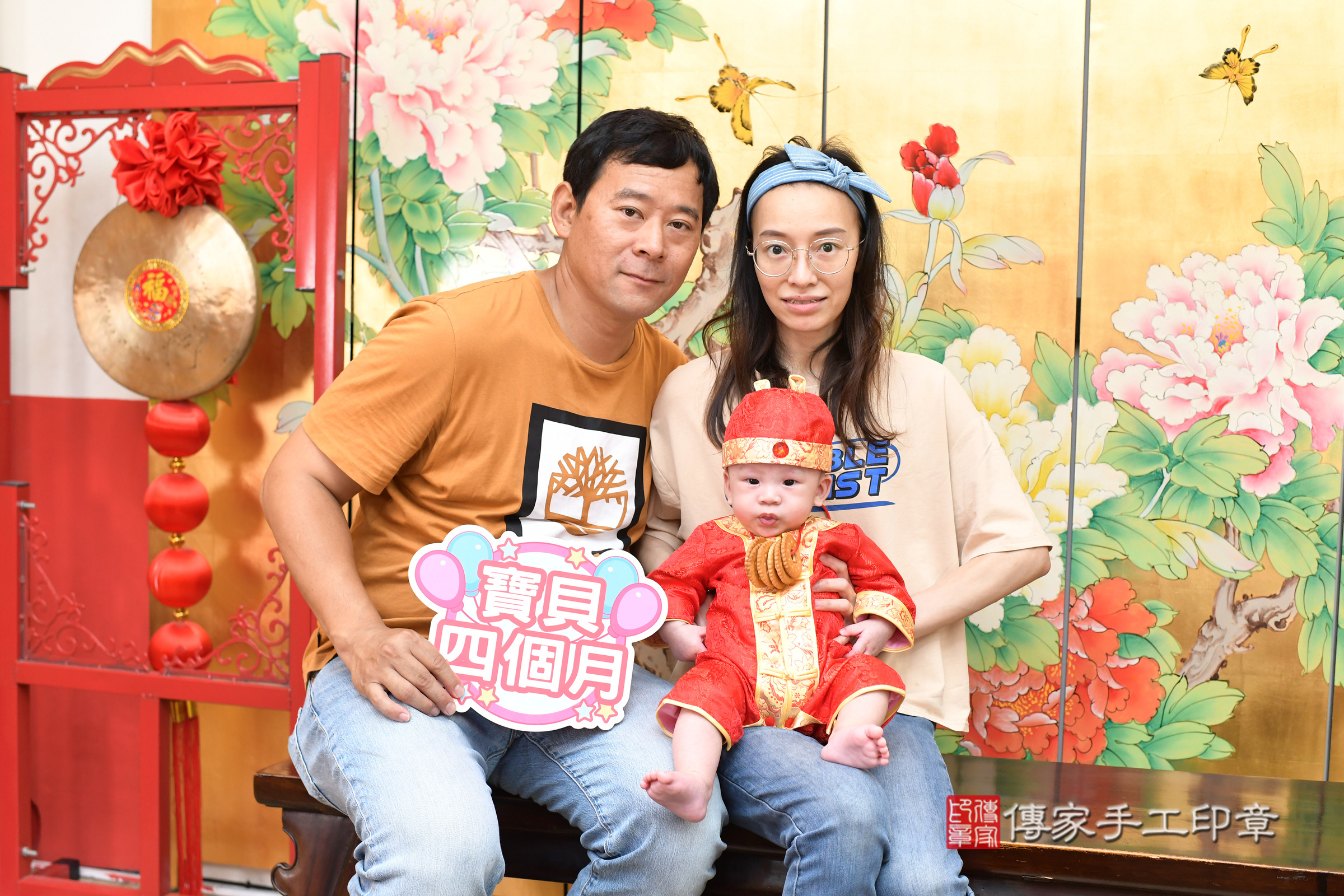 台北市大同區宸宸寶寶收涎推薦：傳家台北店收涎中國風會場，嬰兒古禮收涎收口水流程儀式、收涎吉祥話、收涎餅乾、收涎拍照。收涎證書。2025.5.29，照片15