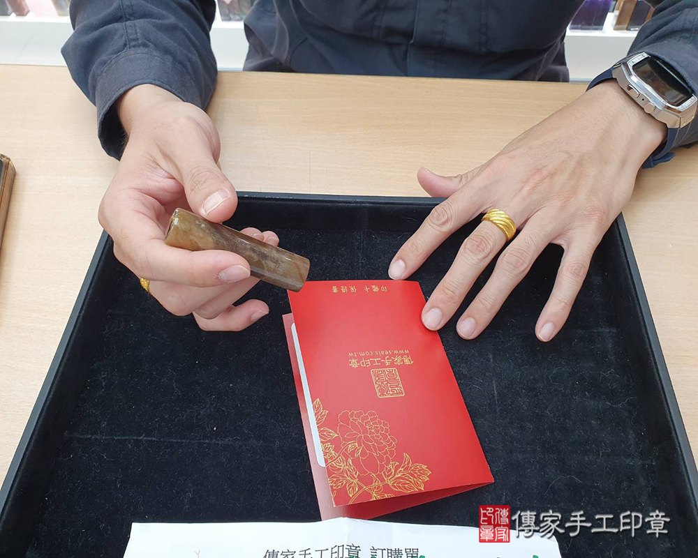 顧客滿意推薦開運臍帶印章-苗栗縣竹南鎮-陳先生2025.06.19