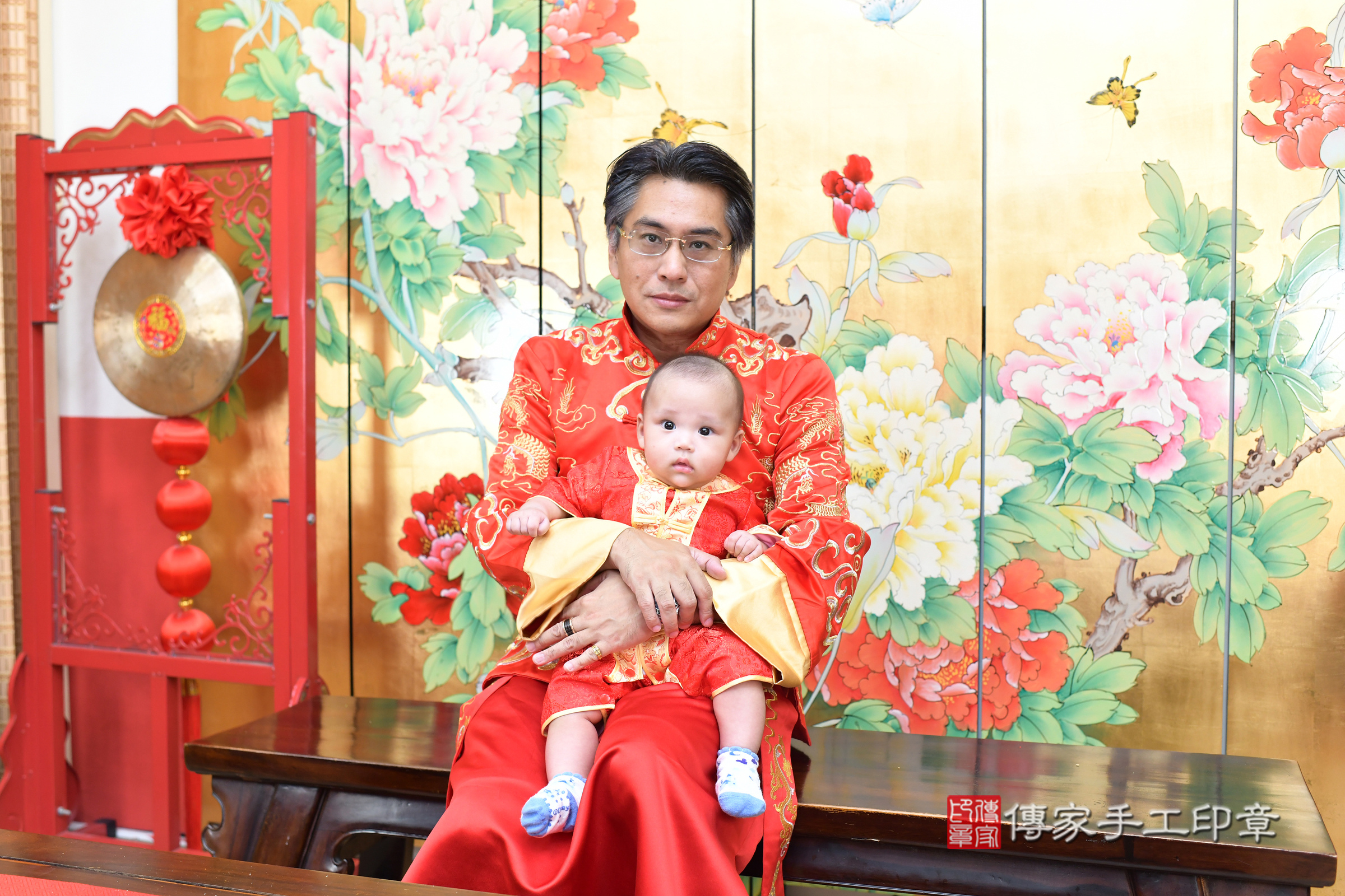台北市大同區恩恩寶寶收涎推薦：傳家台北店收涎中國風會場，嬰兒古禮收涎收口水流程儀式、收涎吉祥話、收涎餅乾、收涎拍照。收涎證書。2025.7.26，照片6