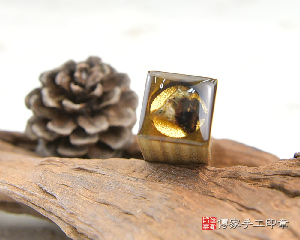 頂級檀木~綠檀木臍肚臍印章、綠檀木臍肚臍章、綠檀木臍胎毛印章(傳家印章桃園店114.8.23)