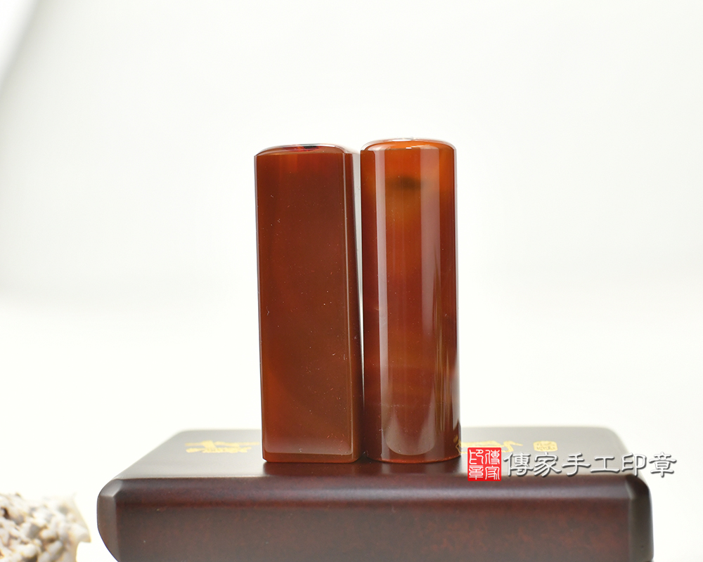 紅瑪瑙 女寶寶 發財印章 寶寶印章-傳家手工印章 台南店2025.9.3
