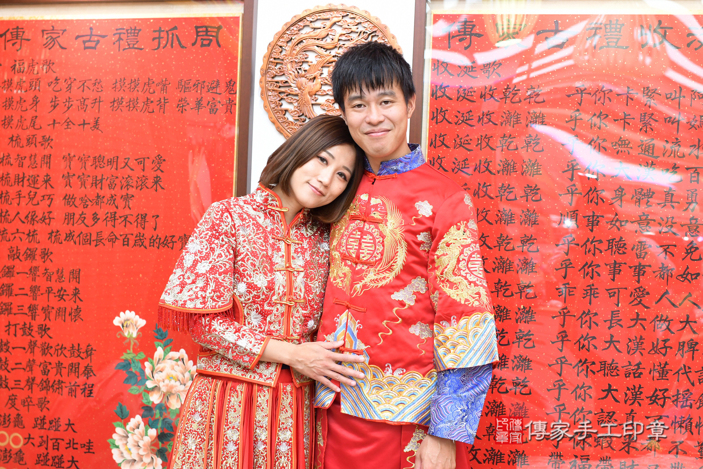 小馳寶寶(台北市大同區嬰兒寶寶滿月剃頭理髮、嬰兒剃胎毛儀式吉祥話)。中國風會場，爸媽寶貝穿「日中韓」古裝禮服。專業拍照、證書。★購買「臍帶章、肚臍章、胎毛筆刷印章」贈送：剃頭、收涎、抓周，三選一。2025.8.23，照片4