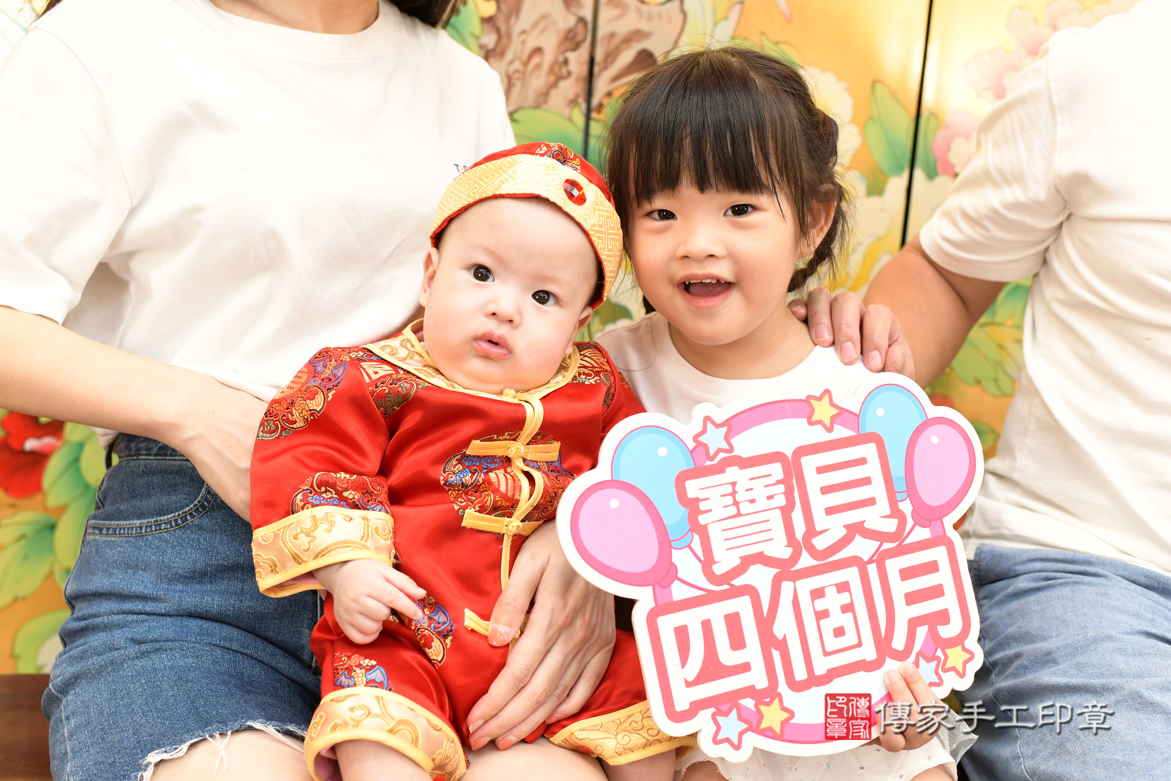 台北市大同區小垚寶寶收涎推薦：傳家台北店收涎中國風會場，嬰兒古禮收涎收口水流程儀式、收涎吉祥話、收涎餅乾、收涎拍照。收涎證書。2025.8.7，照片2