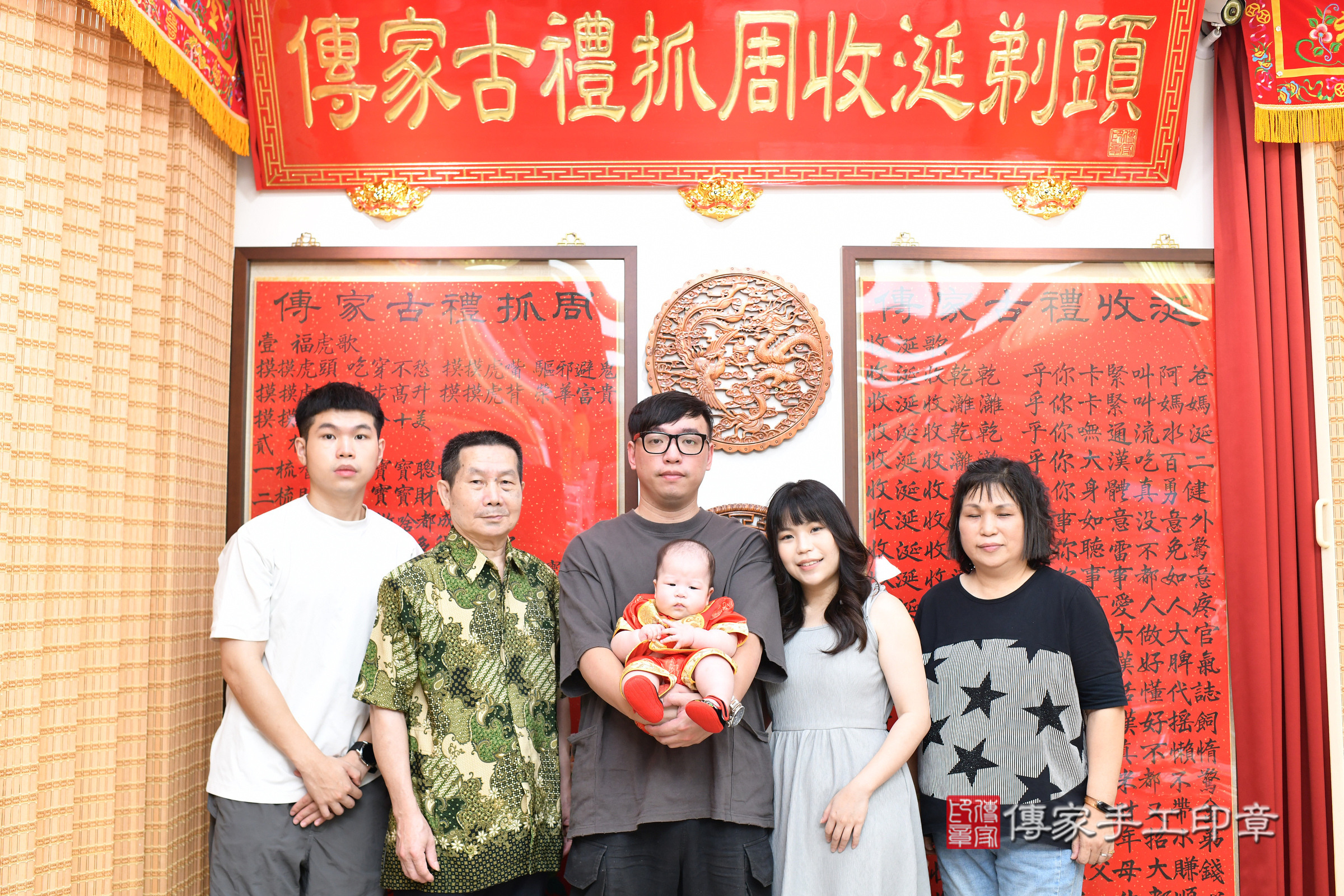 台北市大同區宸宸寶寶收涎推薦：傳家台北店收涎中國風會場，嬰兒古禮收涎收口水流程儀式、收涎吉祥話、收涎餅乾、收涎拍照。收涎證書。2025.8.16，照片9