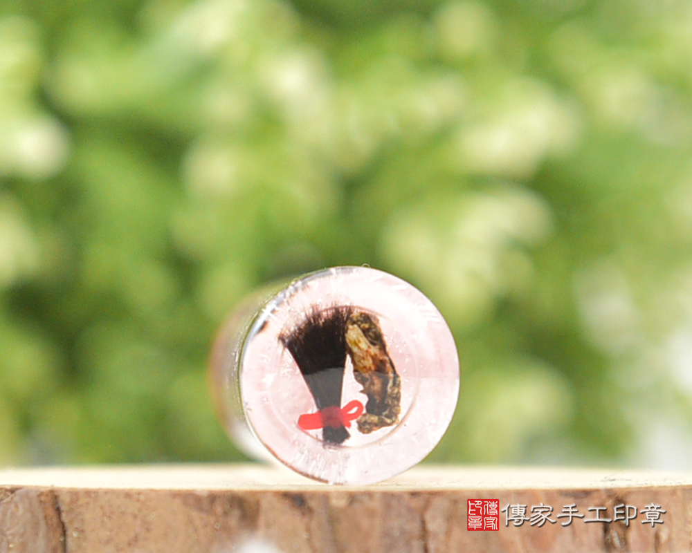 純淨帶點結晶的白水晶 傳家手工印章 新北店 114.9.10