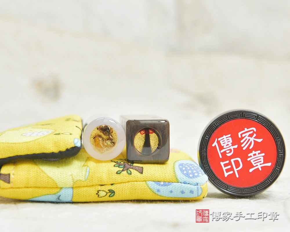 永恆、長壽之石！木化石開運印章 天然原色瑪瑙臍帶章印章 銀行印鑑- 傳家手工印章桃園店2025.10.8