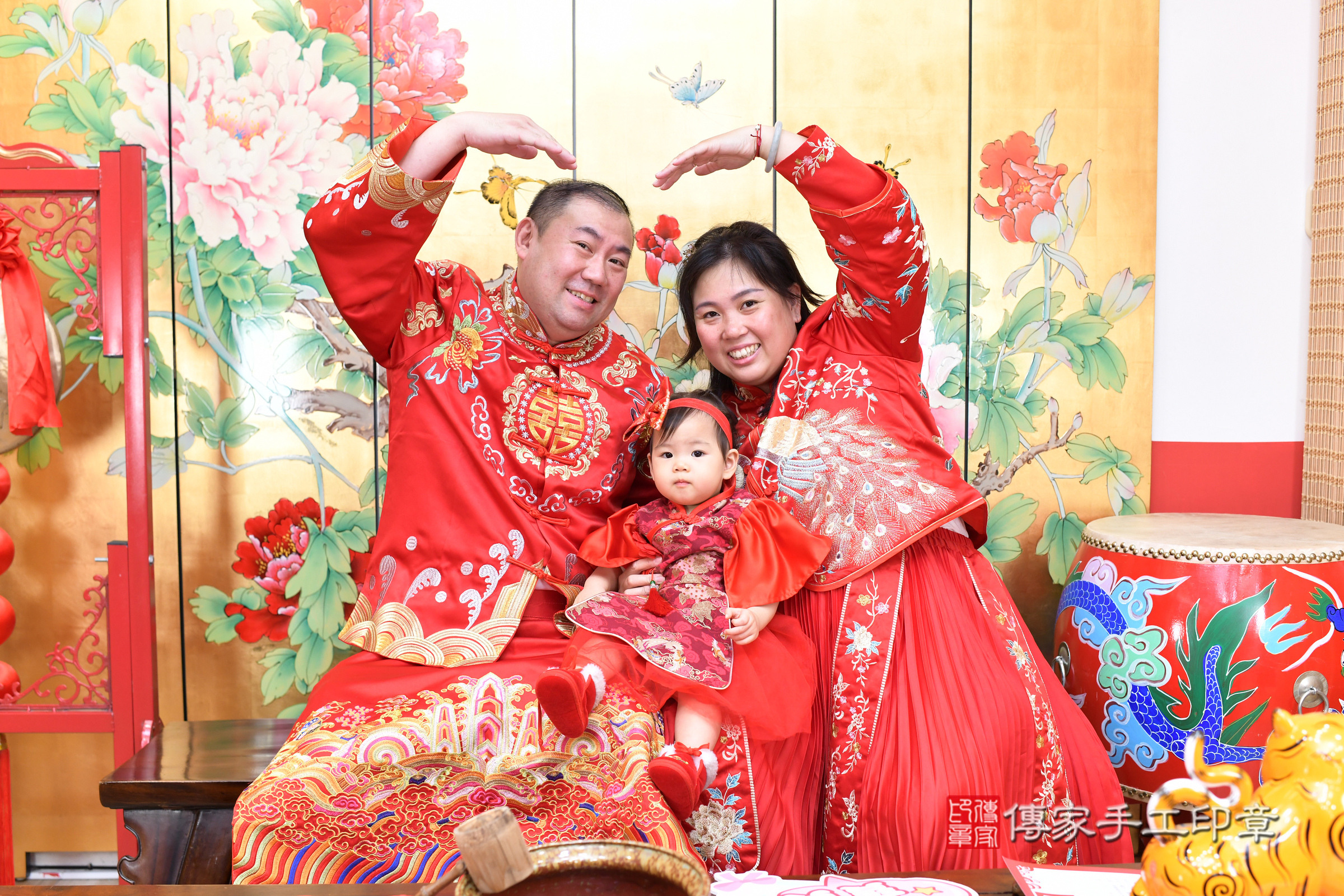 台北市大同區昕昕寶寶抓周推薦：傳家台北店抓周度脺中國風會場，嬰兒古禮抓周流程儀式吉祥話、抓周道具物品24種、拍照。抓周證書。2025.9.6，照片5