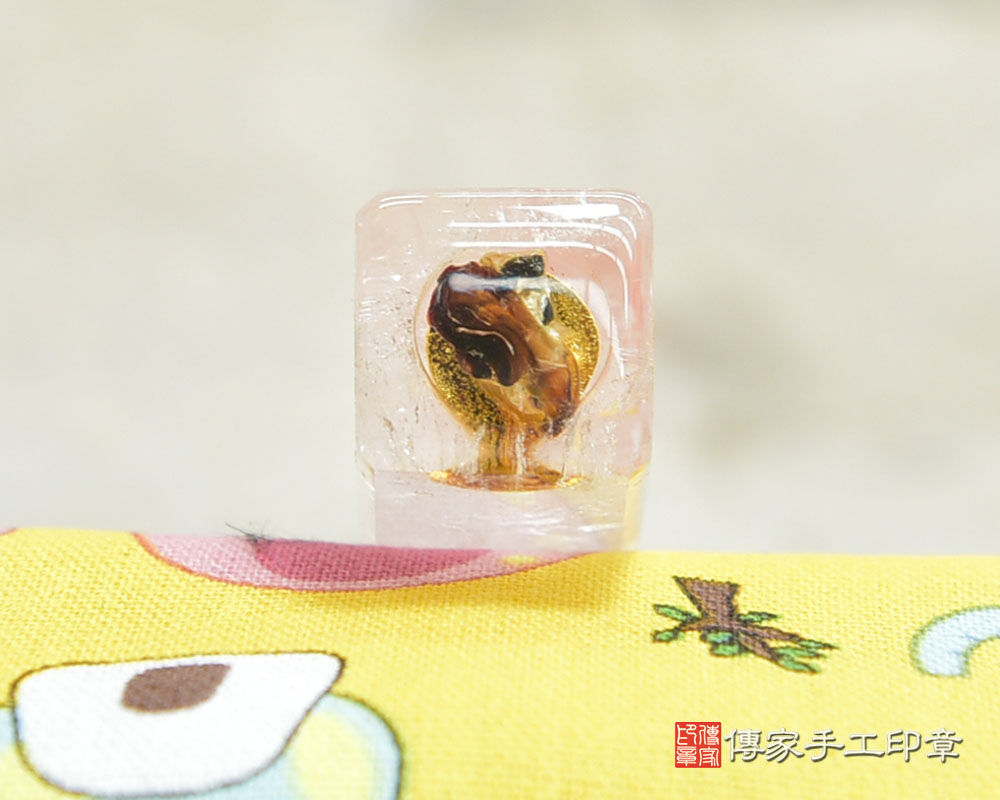 純淨帶點結晶的白水晶 傳家手工印章 桃園店 114.10.21
