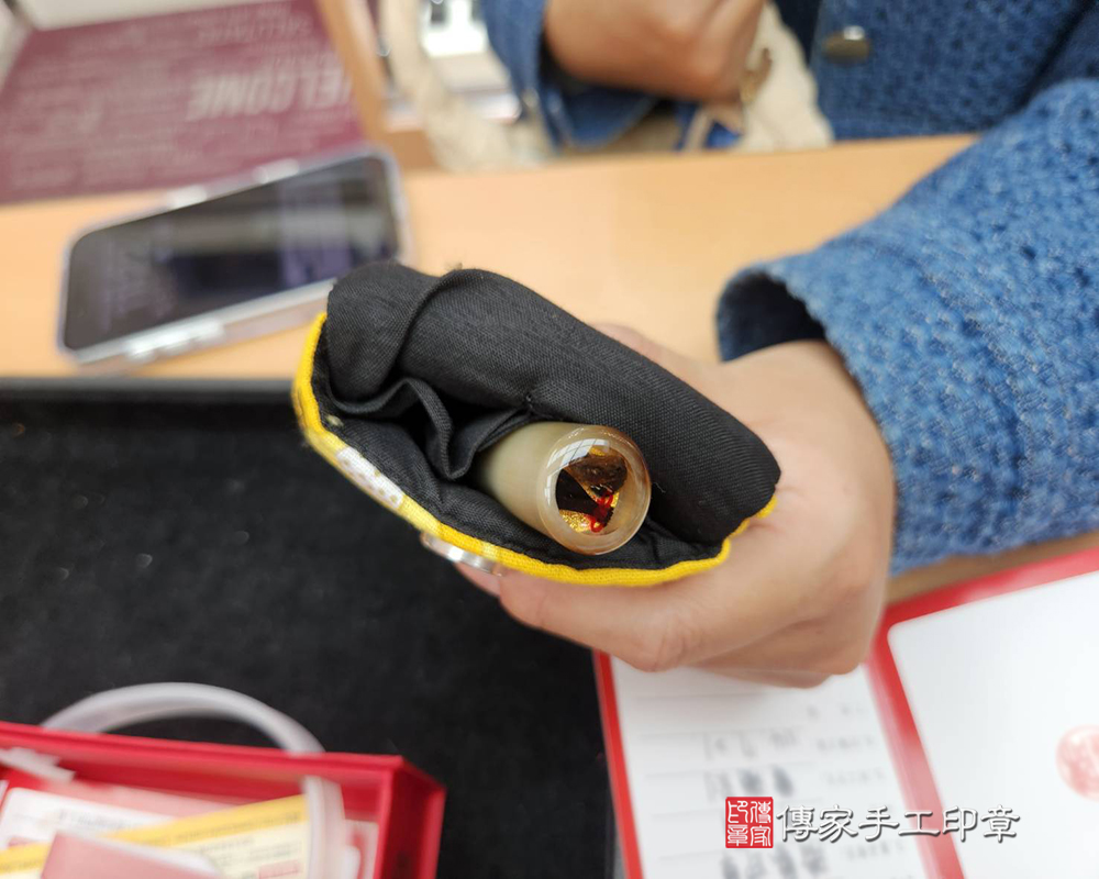 顧客滿意推薦開運臍帶印章-台中市大肚區-林小姐2025.10.15