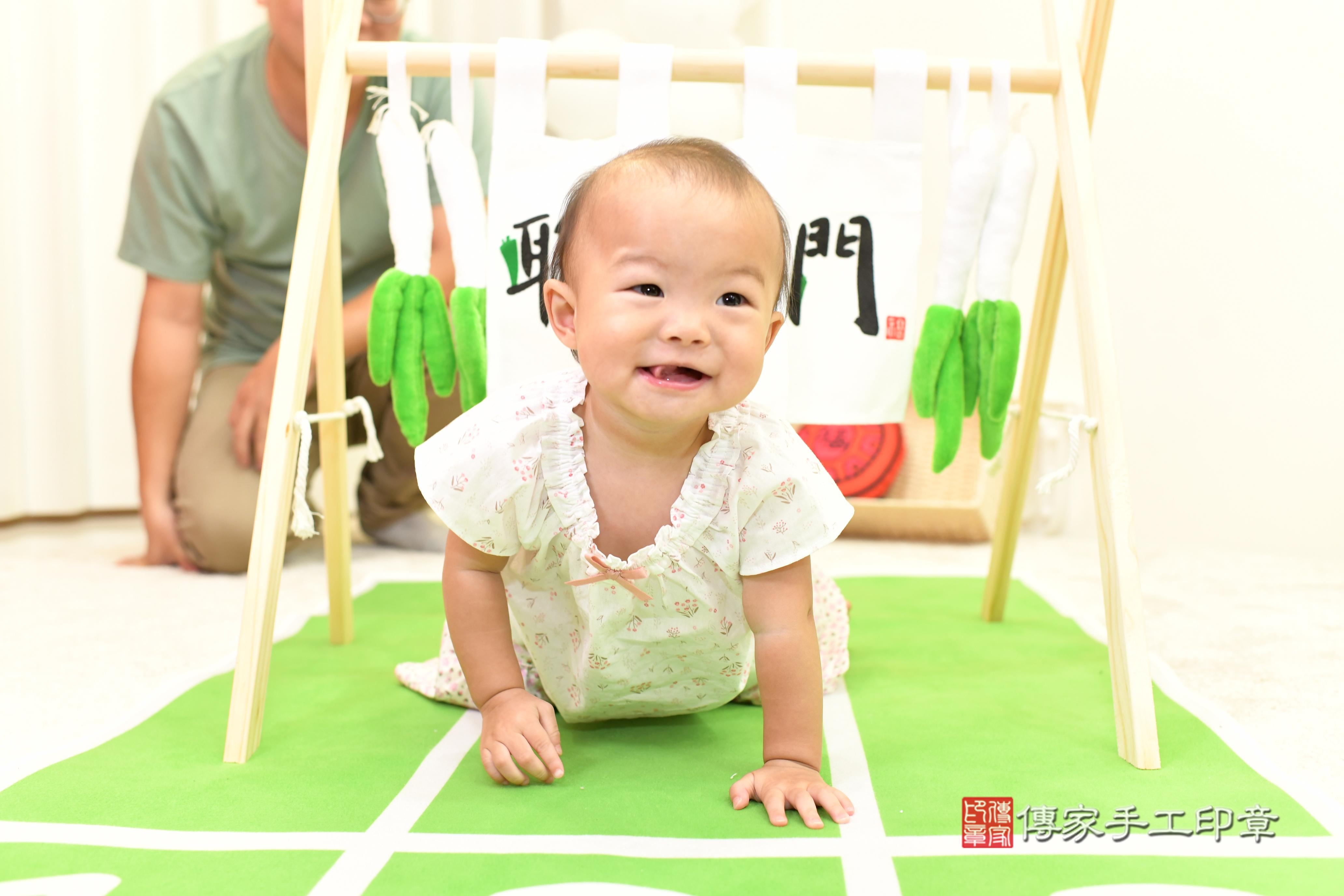 寶寶抓週趣味瞬間：命運道具大揭密！台南市永康區嫙嫙寶貝抓周推 .....，案例照
