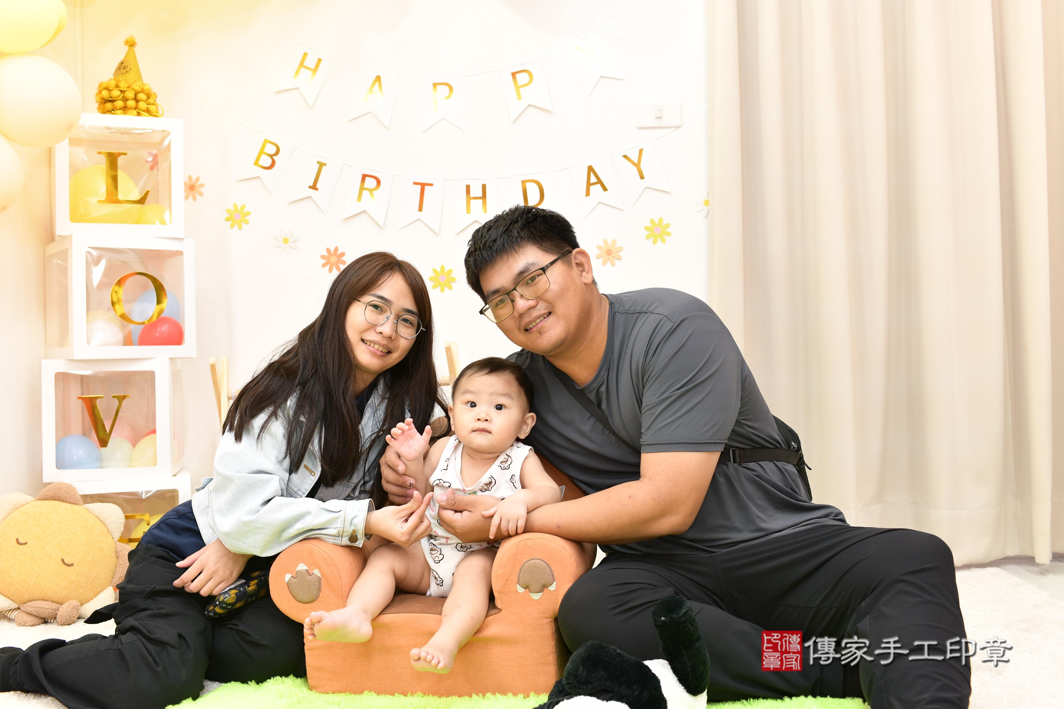 在笑聲與祝福中，紀錄屬於我們的第一個里程碑。高雄市鳳山區祐祐 .....，案例照