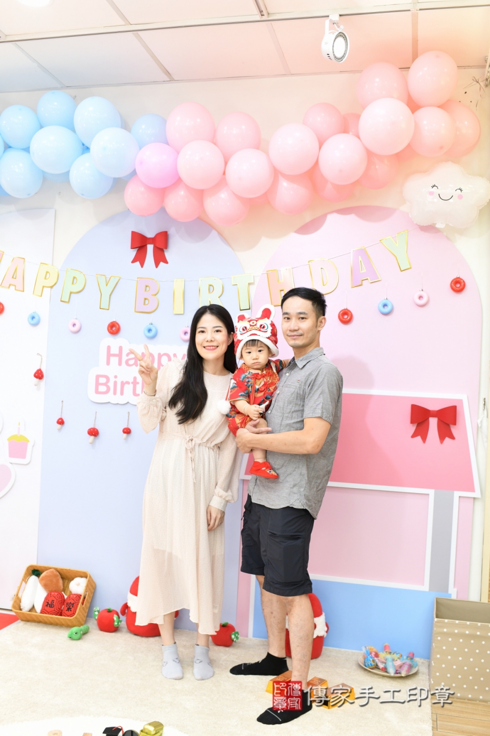 傳家手工印章台北店、抓周