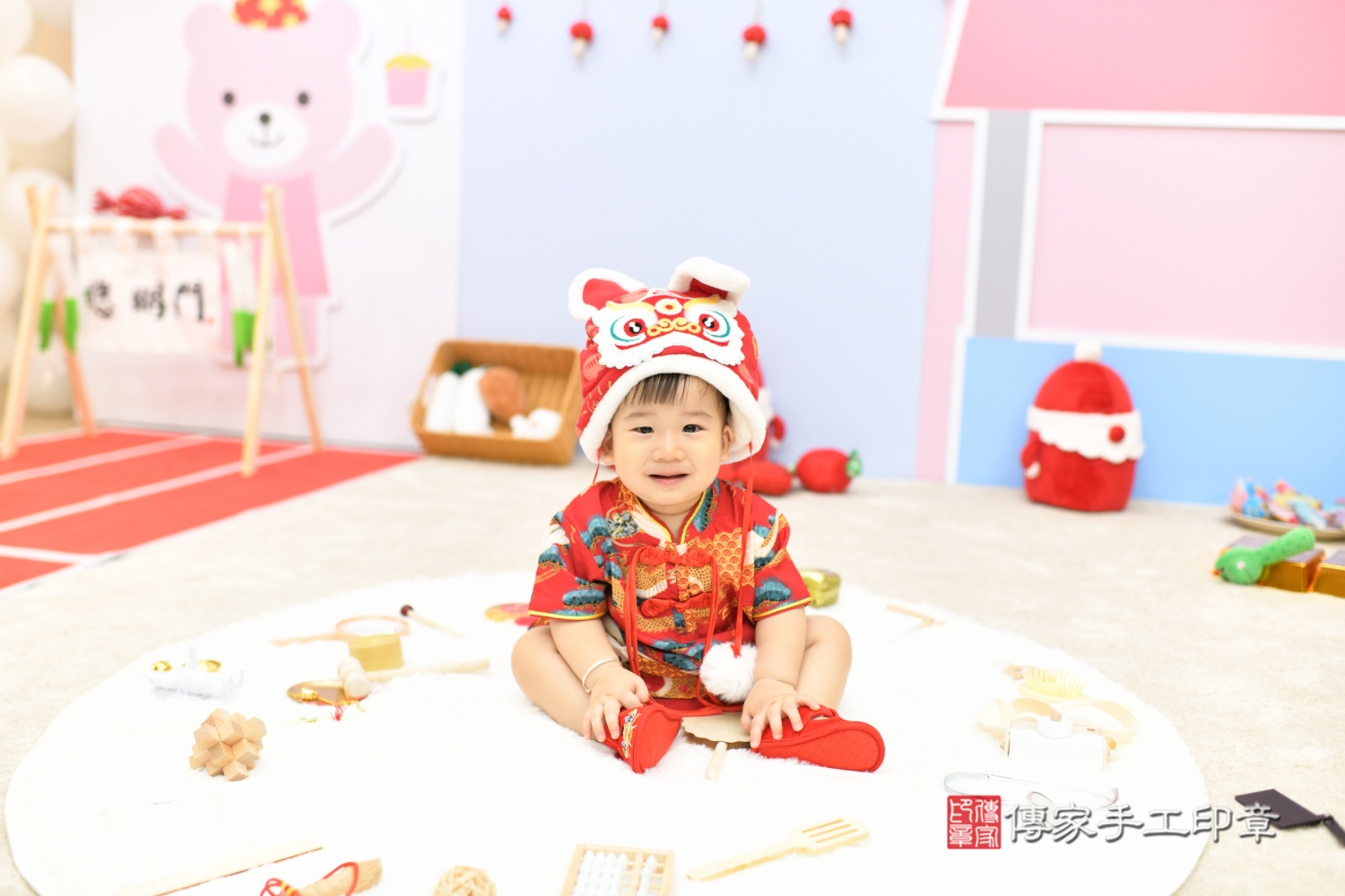 傳家手工印章台北店、抓周