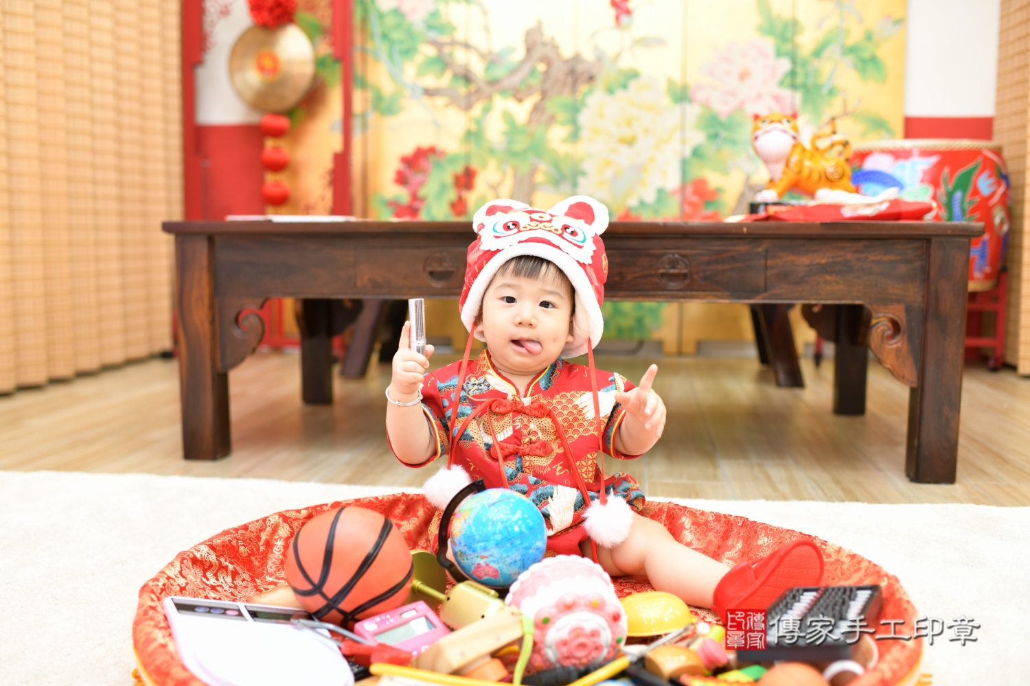 傳家手工印章台北店、抓周