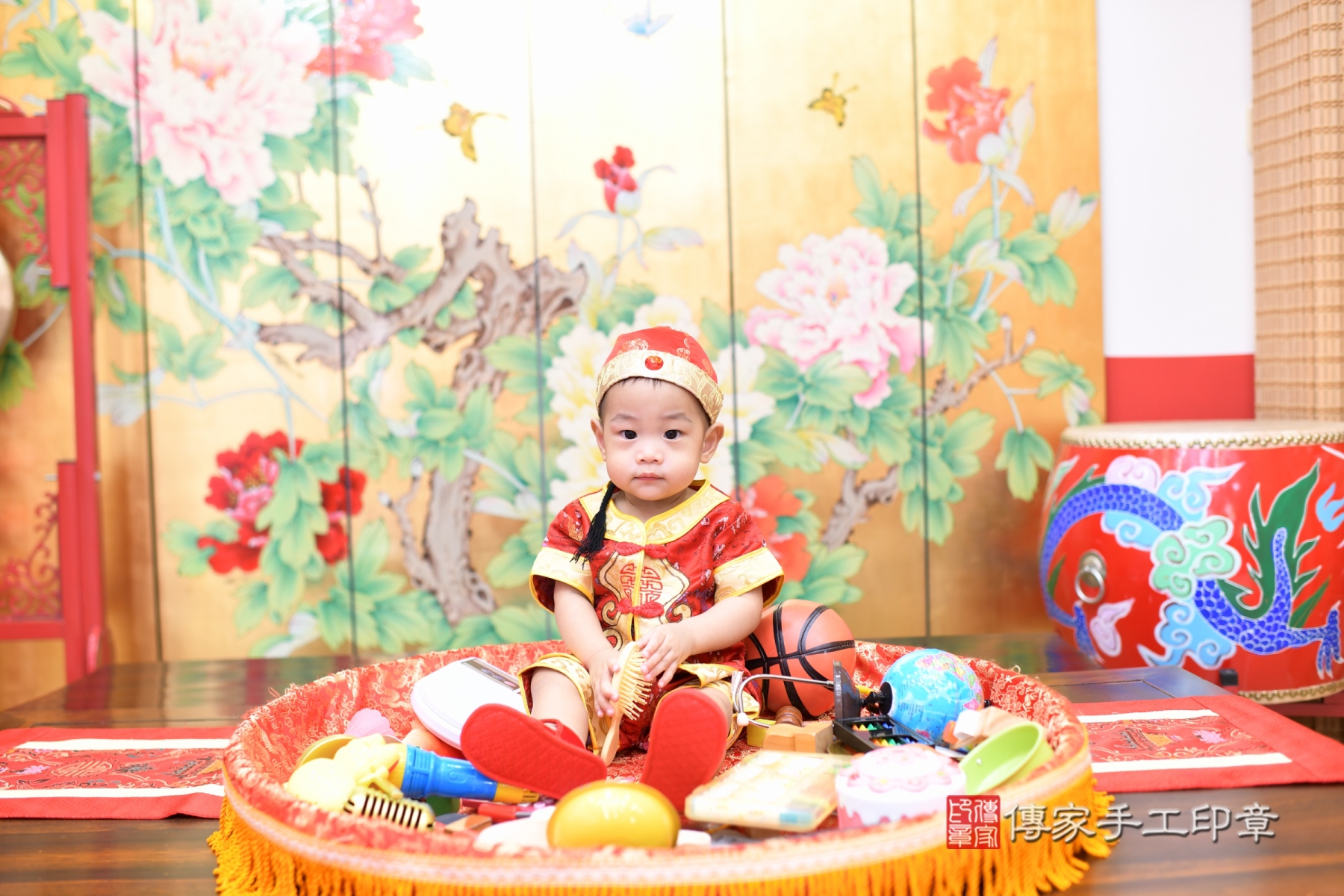 傳家手工印章台北店、抓周