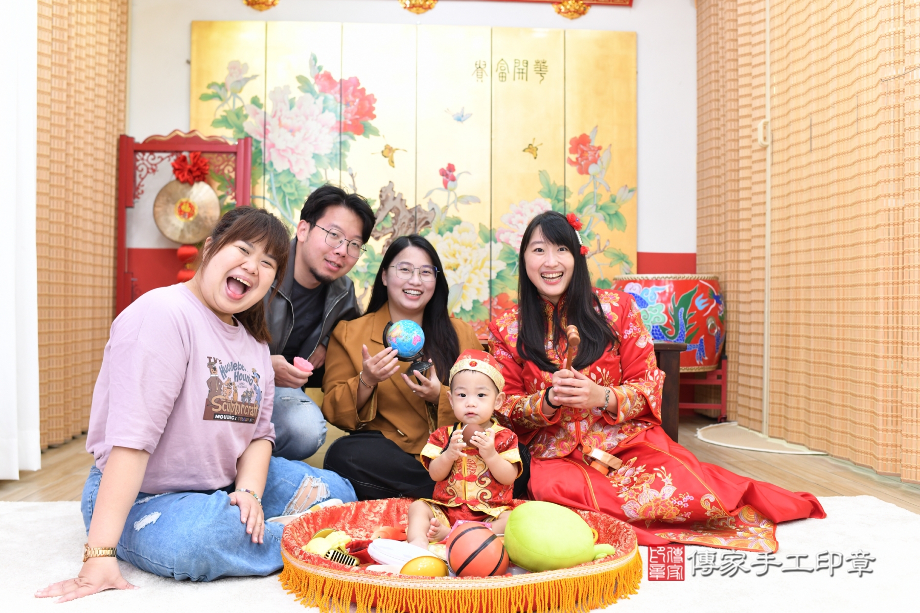 傳家手工印章台北店、抓周