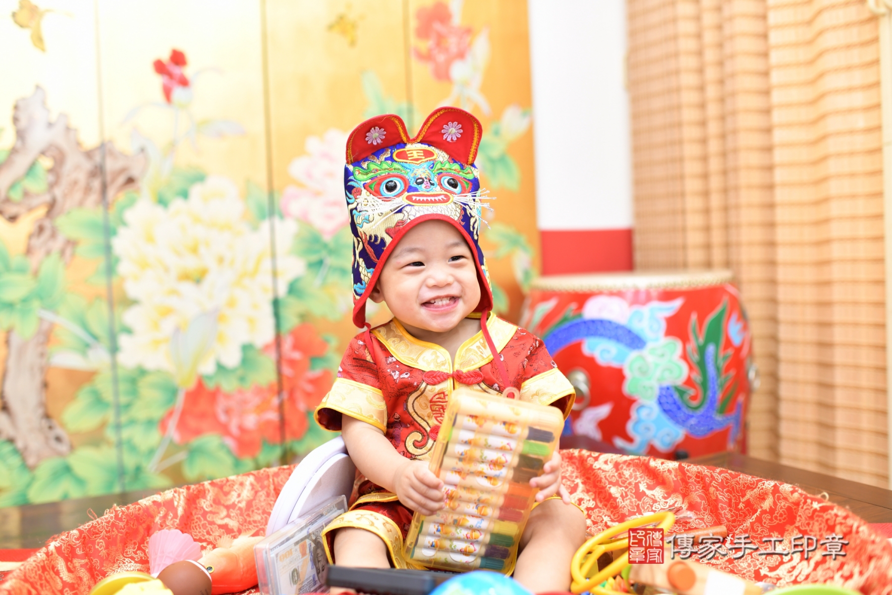 傳家手工印章台北店、抓周