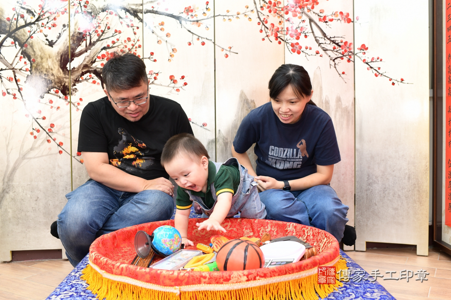傳家手工印章台北店、抓周