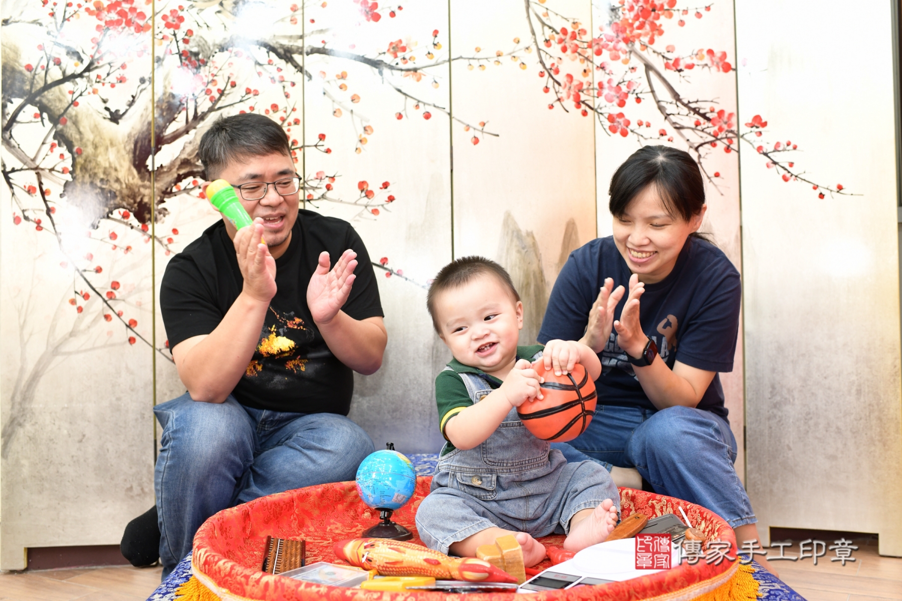 傳家手工印章台北店、抓周