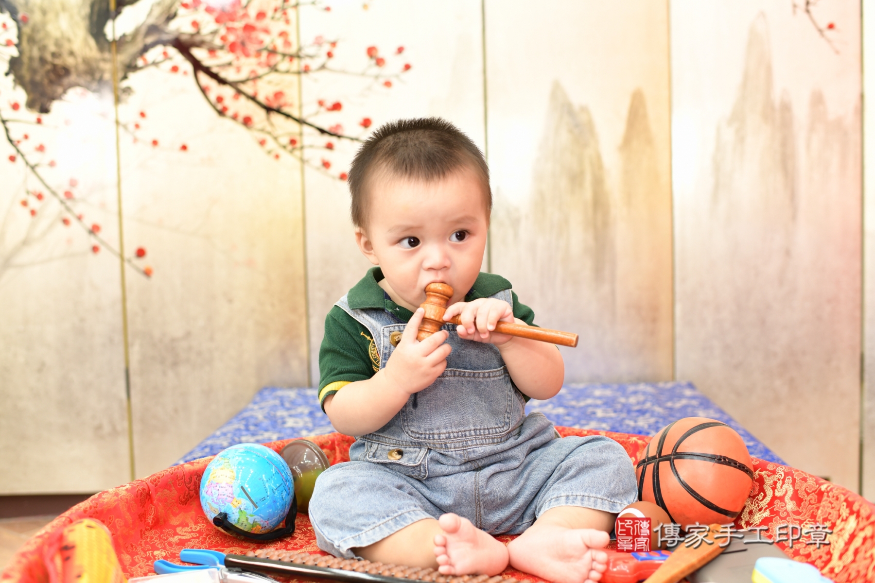 傳家手工印章台北店、抓周