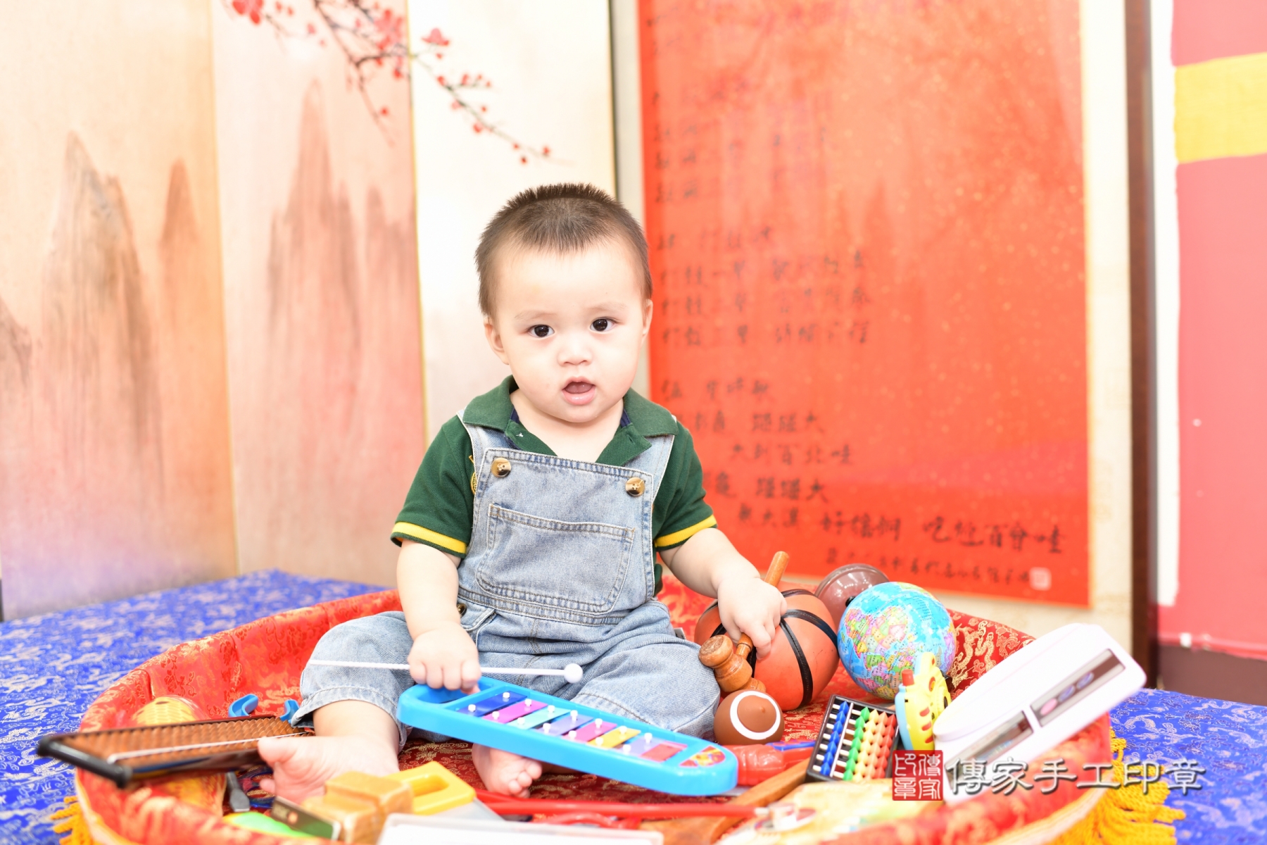 傳家手工印章台北店、抓周