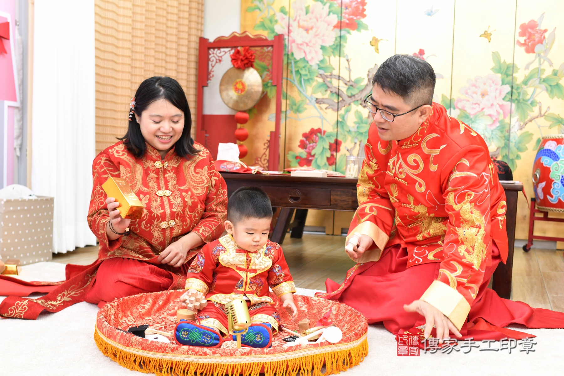 傳家手工印章台北店、抓周