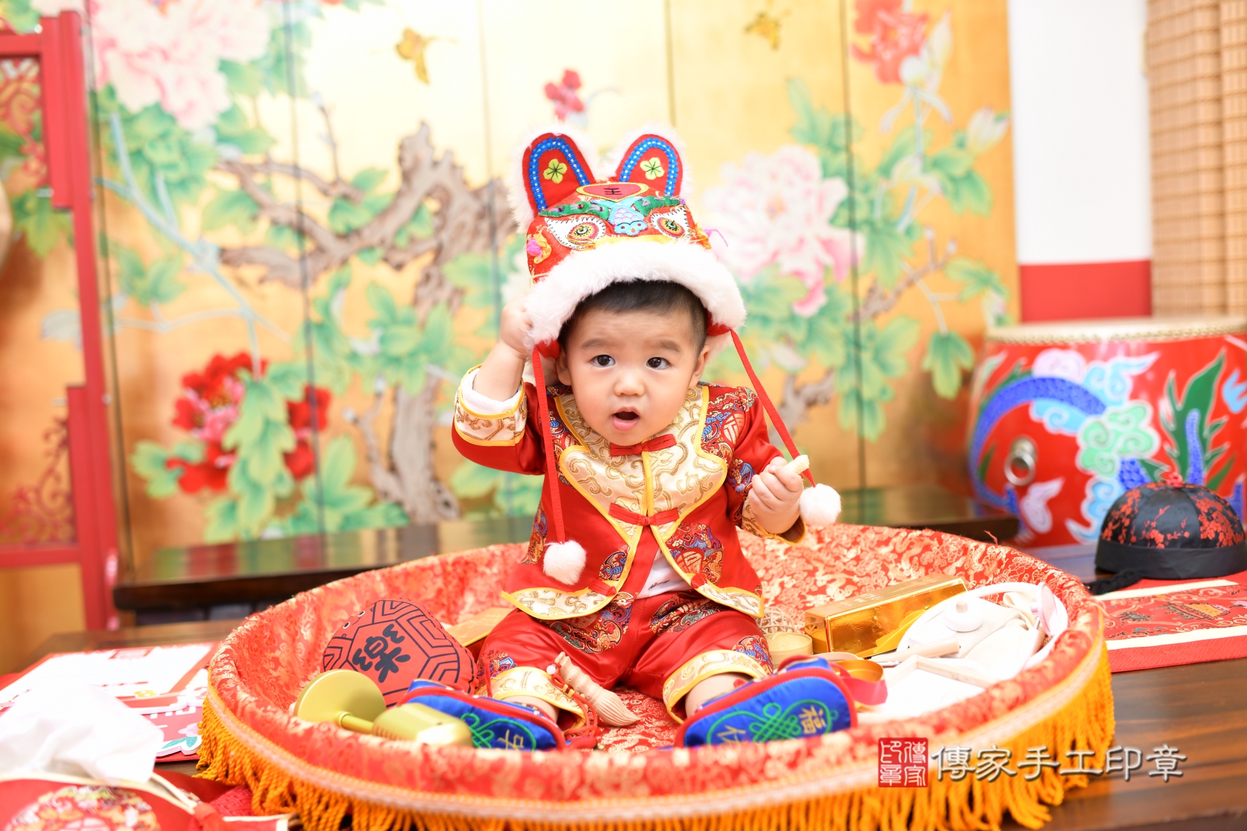 傳家手工印章台北店、抓周