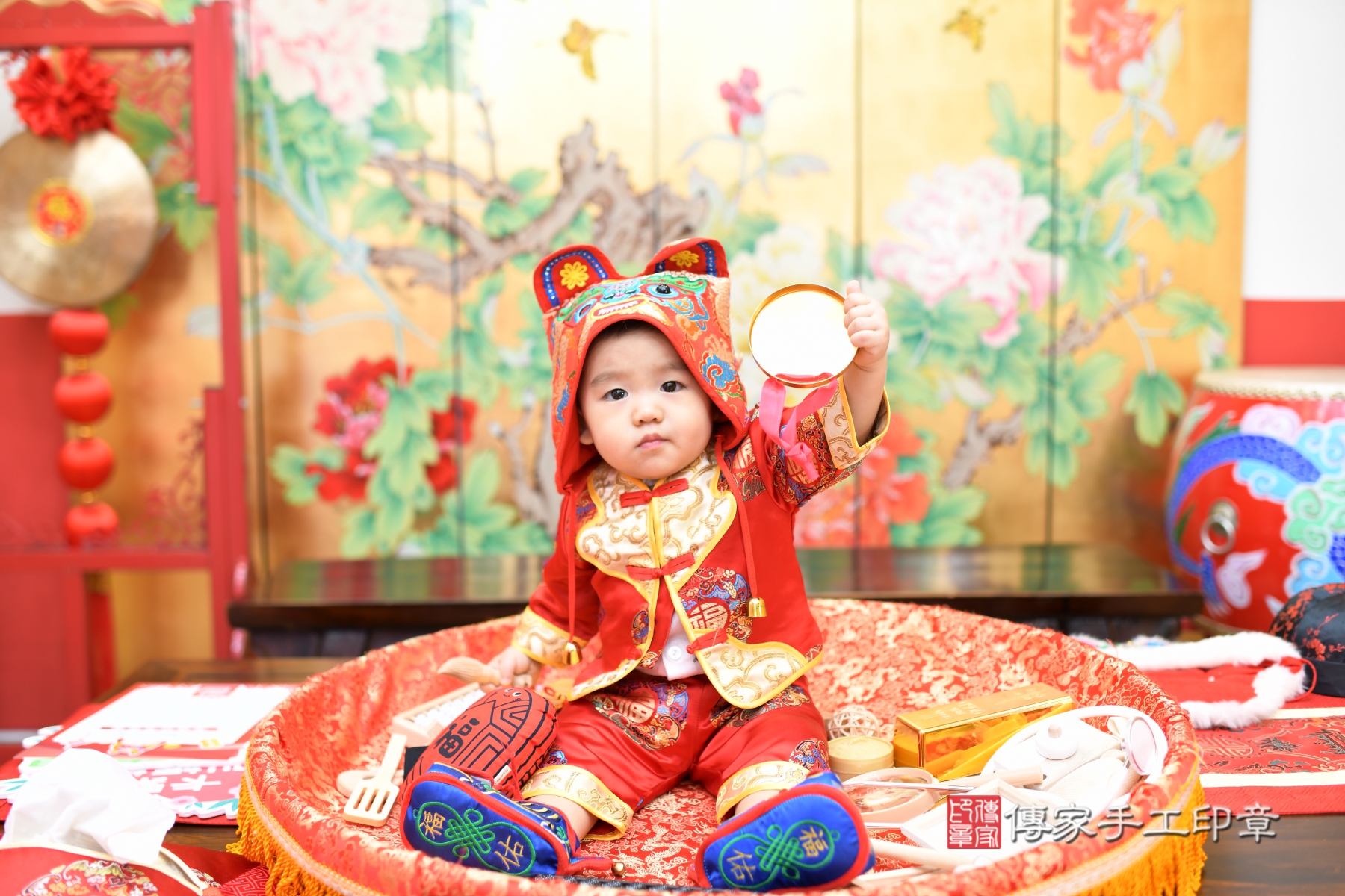 傳家手工印章台北店、抓周