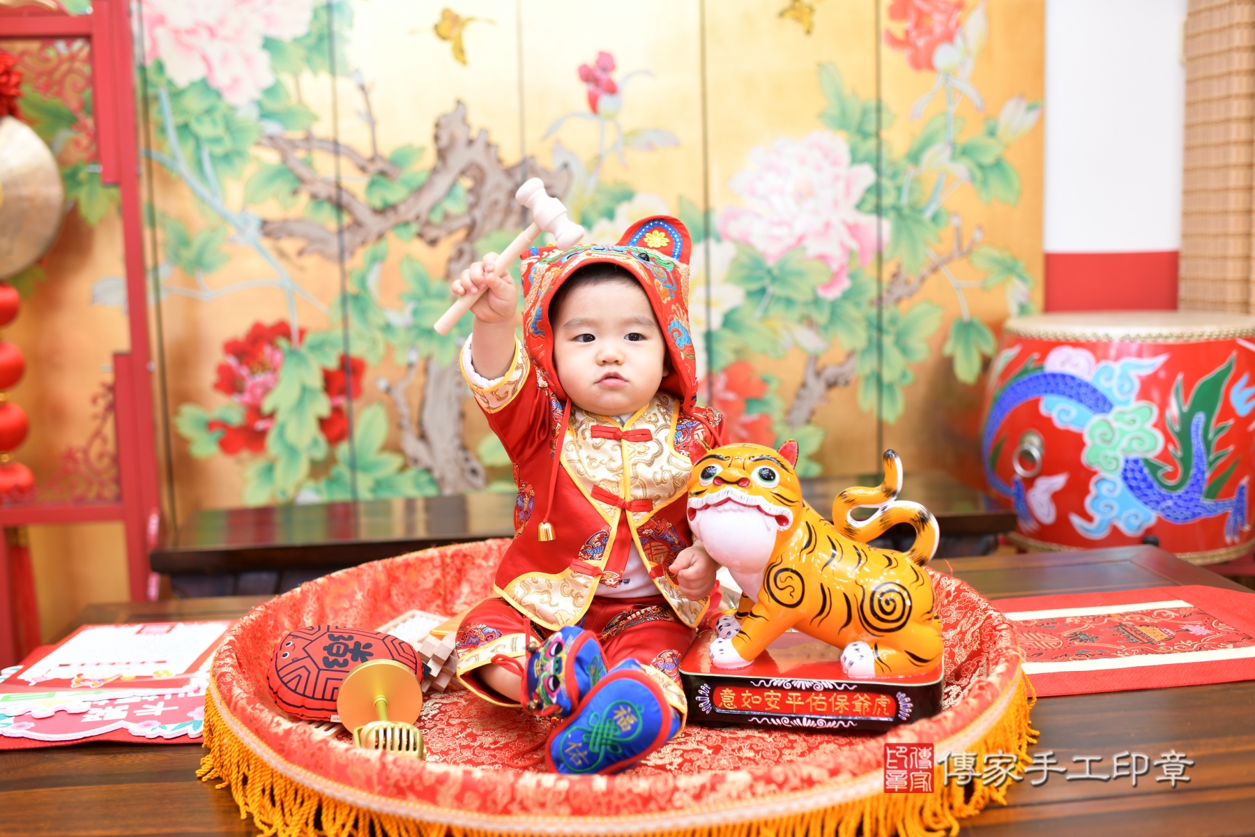 傳家手工印章台北店、抓周