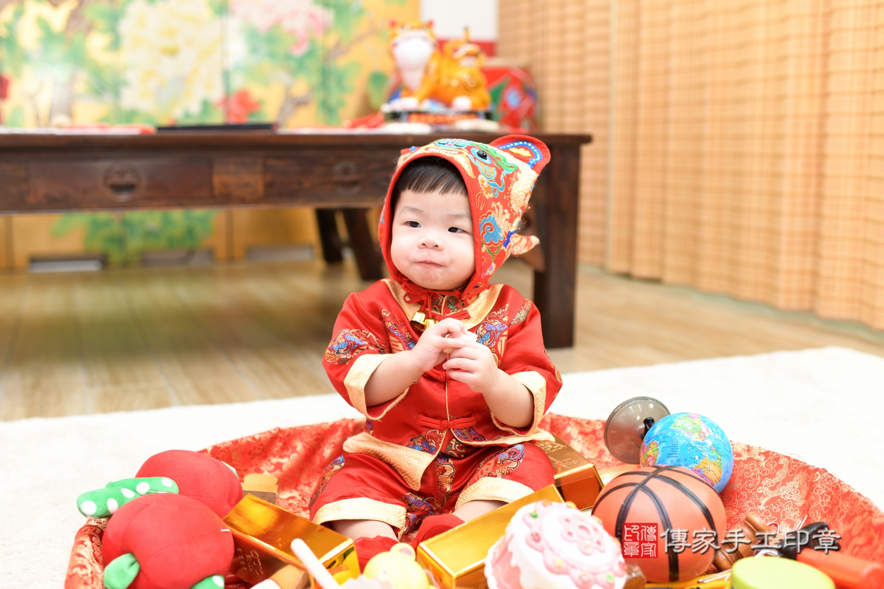 傳家手工印章台北店、抓周