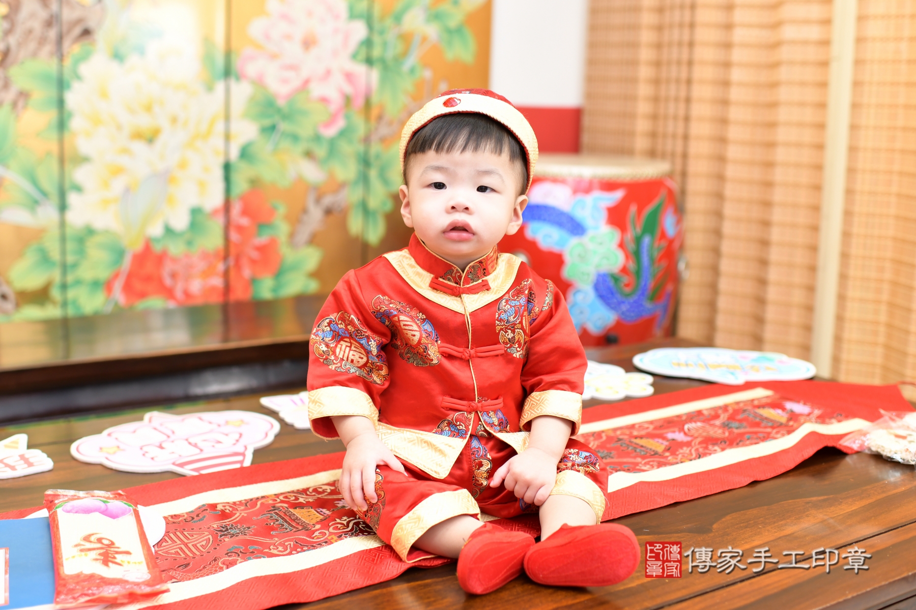 傳家手工印章台北店、抓周
