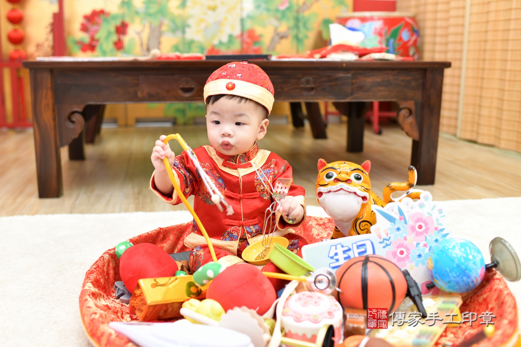 傳家手工印章台北店、抓周