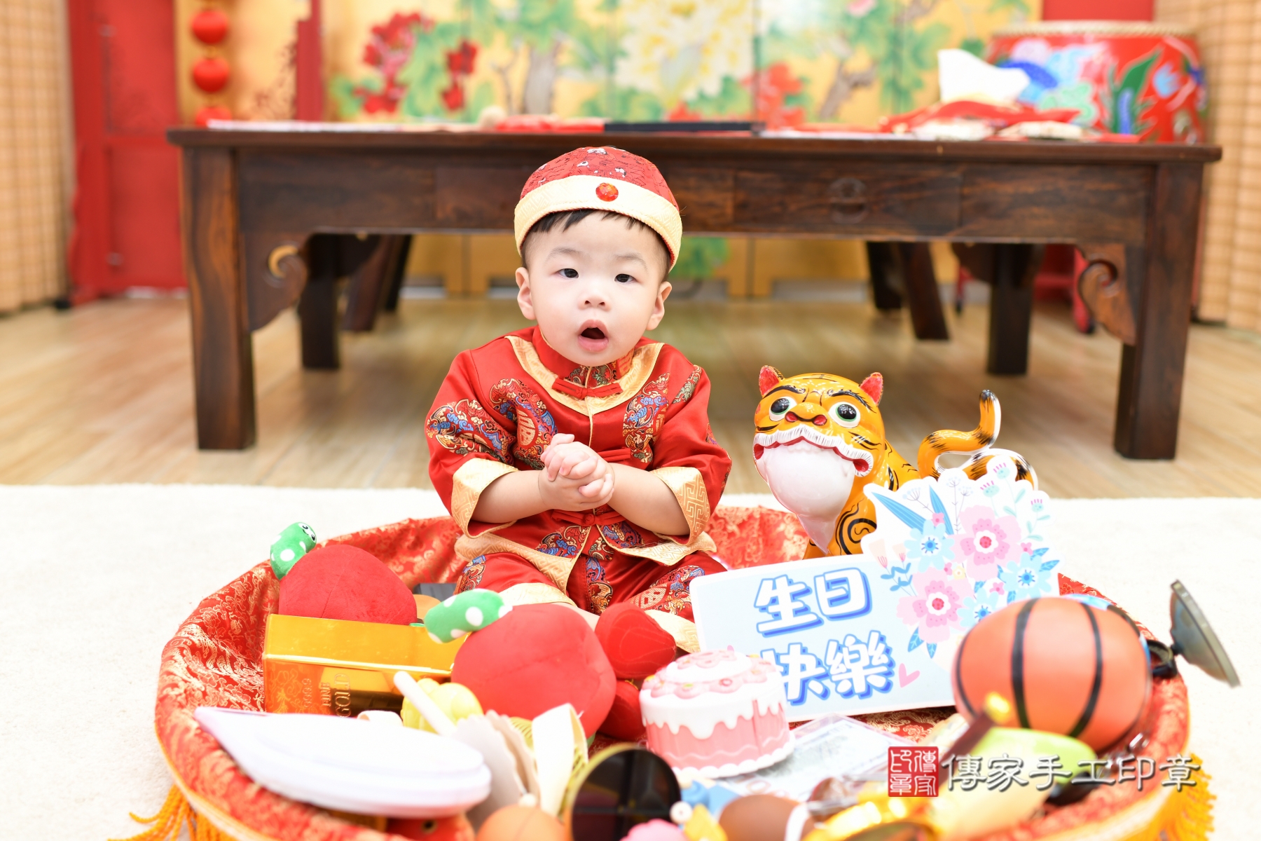 傳家手工印章台北店、抓周