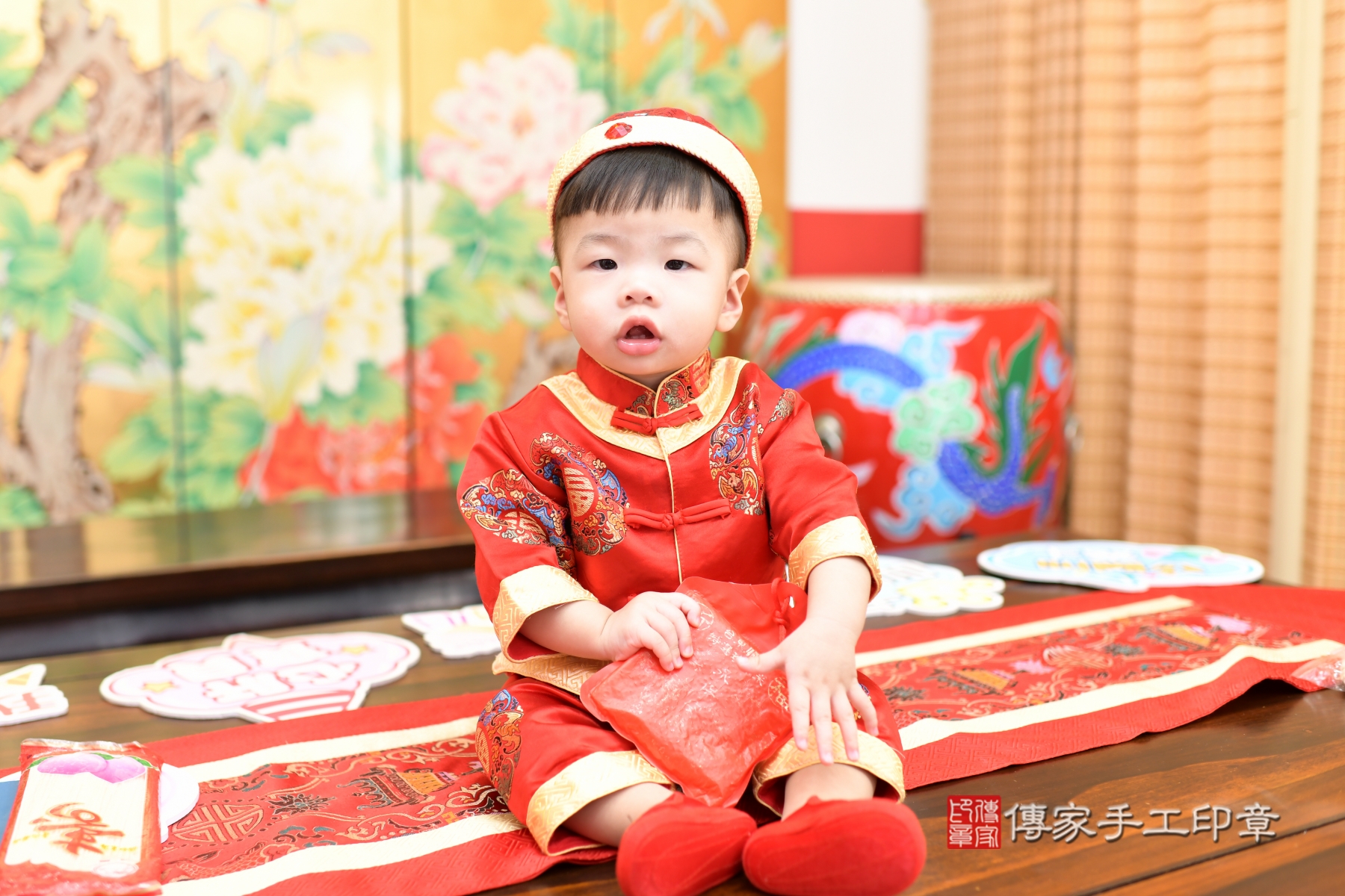 傳家手工印章台北店、抓周