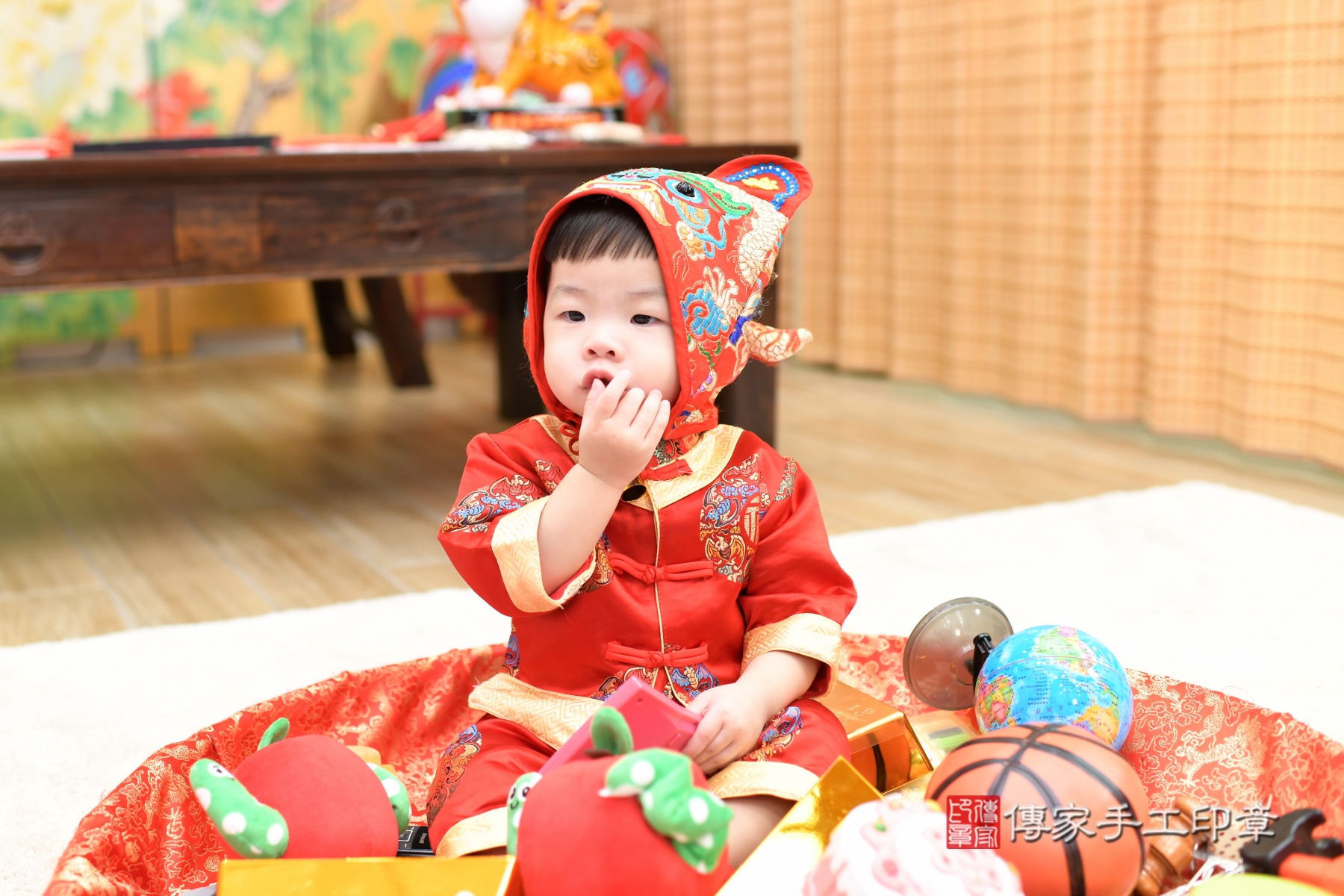 傳家手工印章台北店、抓周