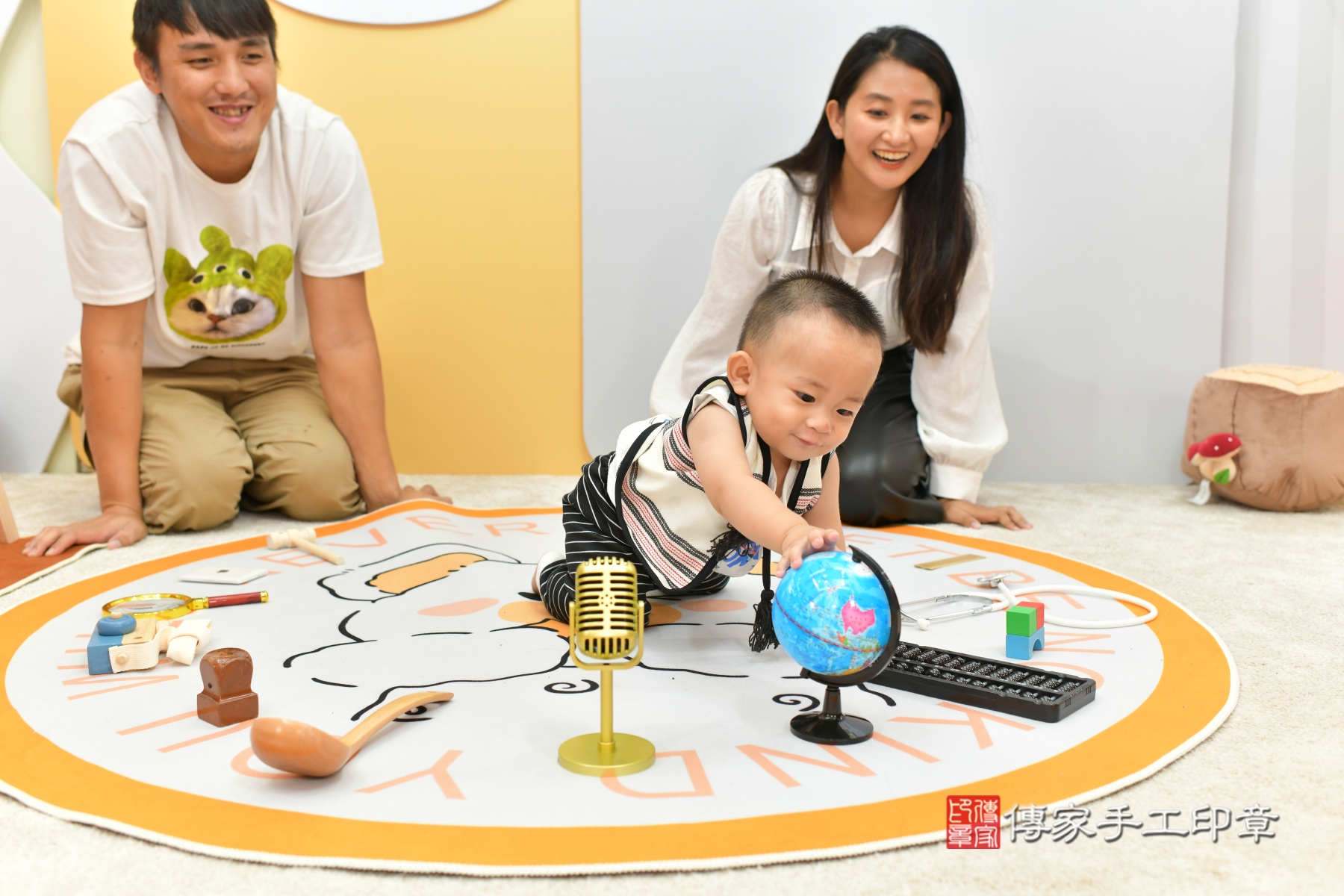 傳家手工印章台中店、抓周