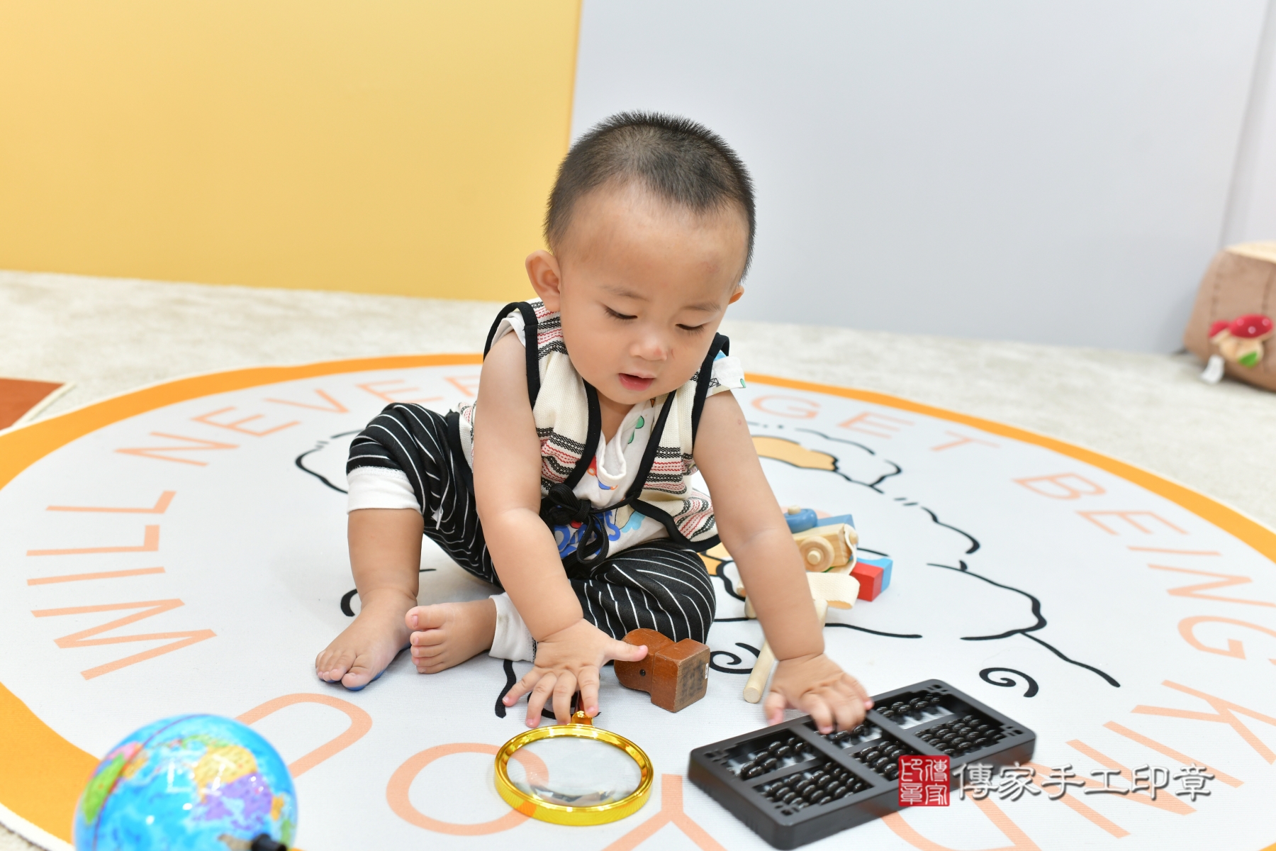 傳家手工印章台中店、抓周