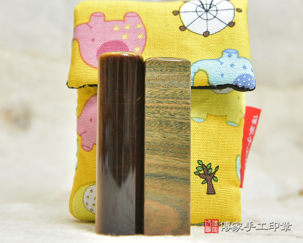 開運印章-黃虎眼石-珠寶等級般的級別/給你正能量～頂級帶眼山形黃金綠檀木-桃園114.11.21