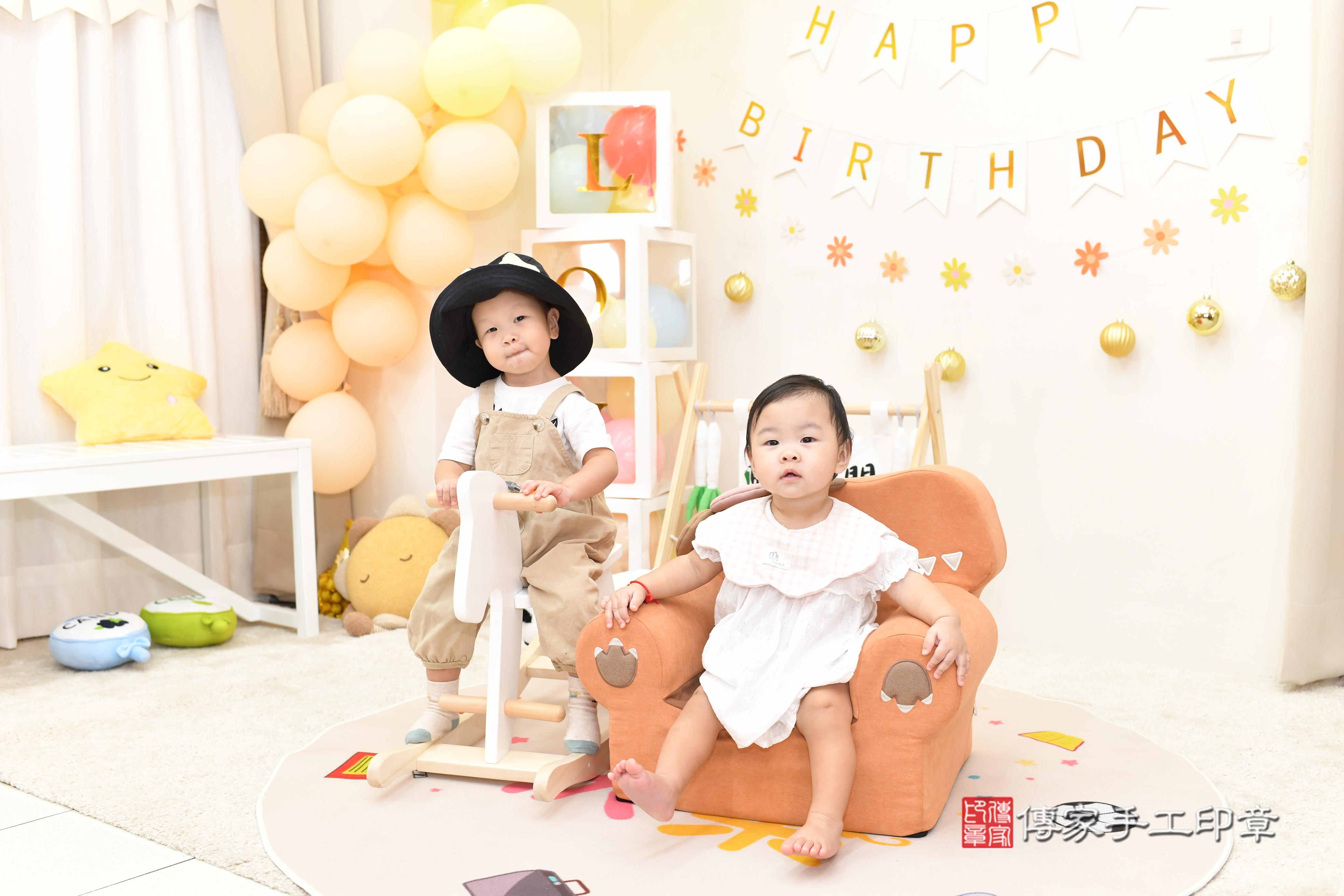 在笑聲與祝福中，紀錄屬於我們的第一個里程碑。高雄市鳳山區沛沛 .....，案例照